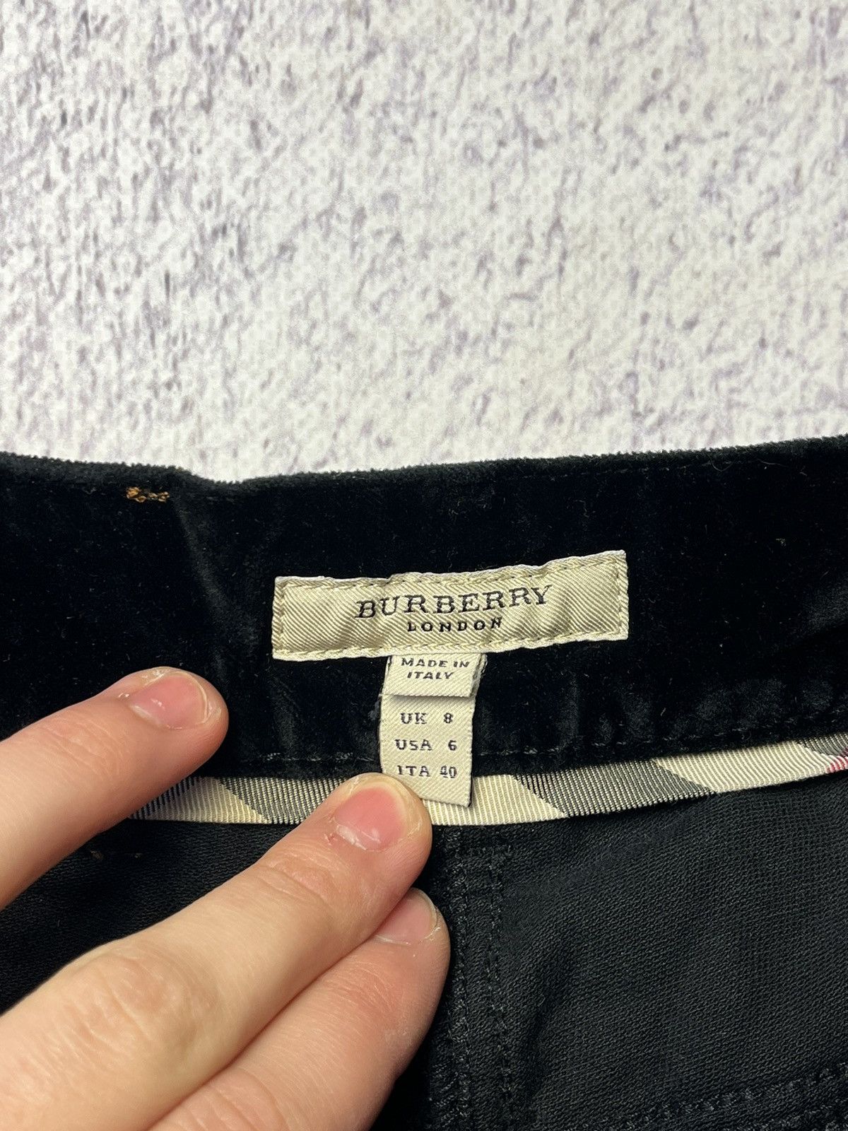 Burberry Vintage Burberry Velveteen Pants Y2K Size 28" / US 6 / IT 42 - 10 Thumbnail