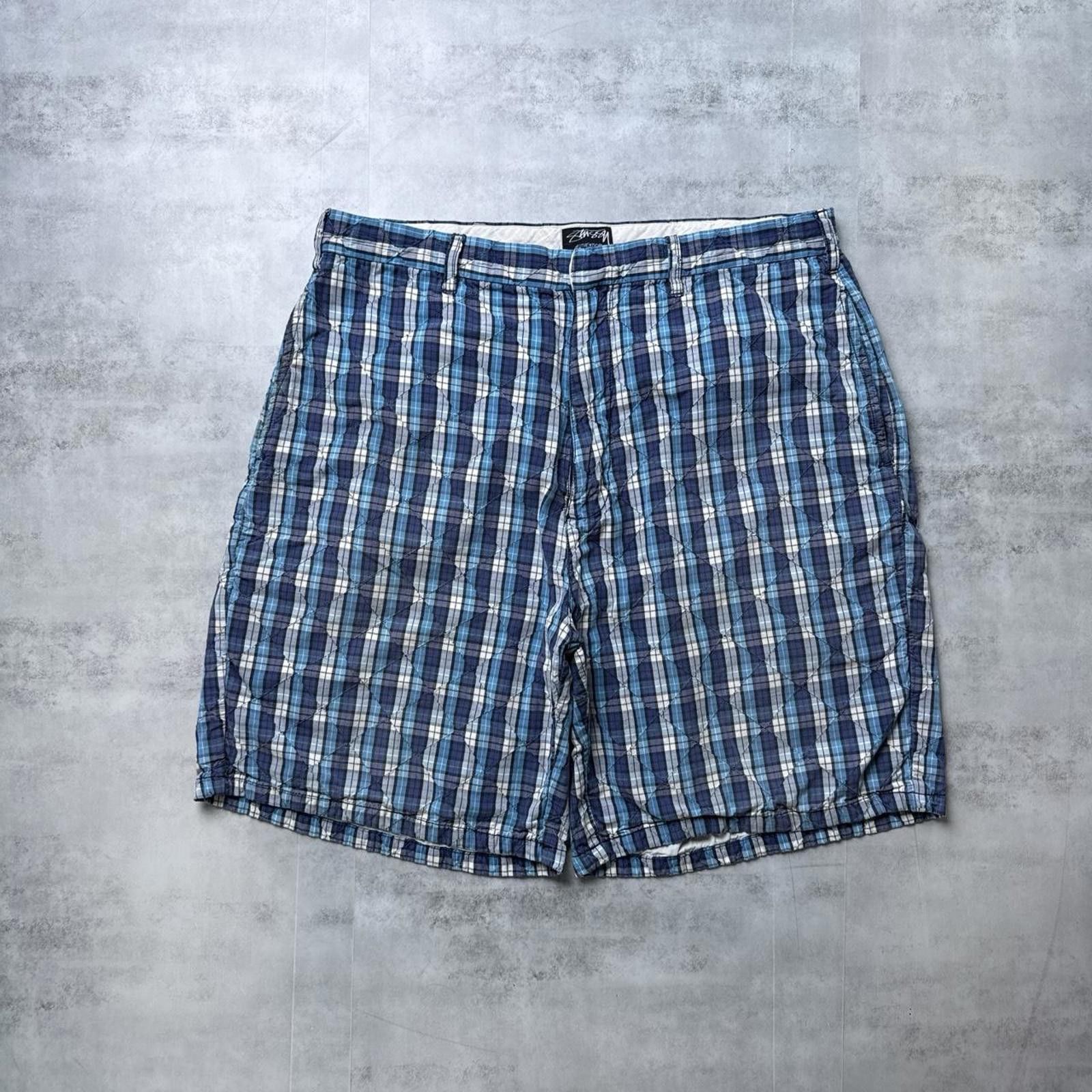 Y2K Stussy 00s Plaid Shorts
