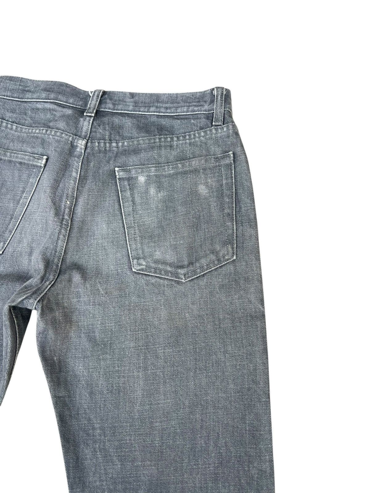 Vintage Helmut Lang Italian Cut Faded Mud Grey Denim Jeans
