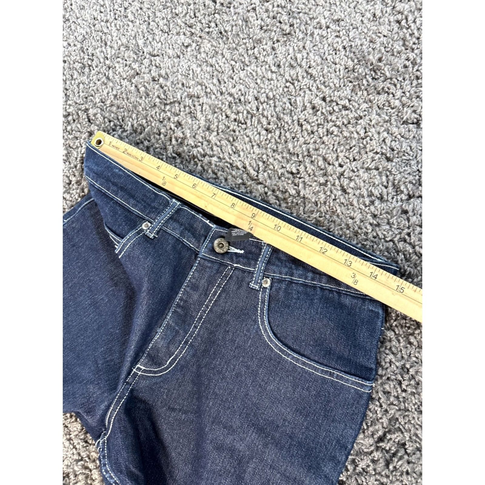 Vintage VINTAGE Lazer Jeans Bootcut Jeans Womens 28x30 Dark Wash High Rise 90s Womens Jeans Blue 90s High Rise 28 30 Boys? Size 28" / US 6 / IT 42 - 4 Thumbnail