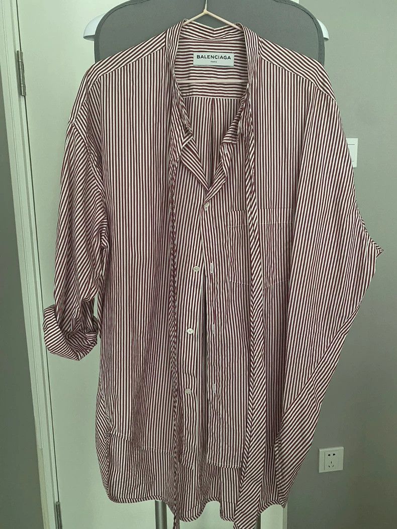 Balenciaga Balenciaga size 36 Ribbon Shirt 2501-Nextarrow Size US M / EU 48-50 / 2 - 1 Thumbnail