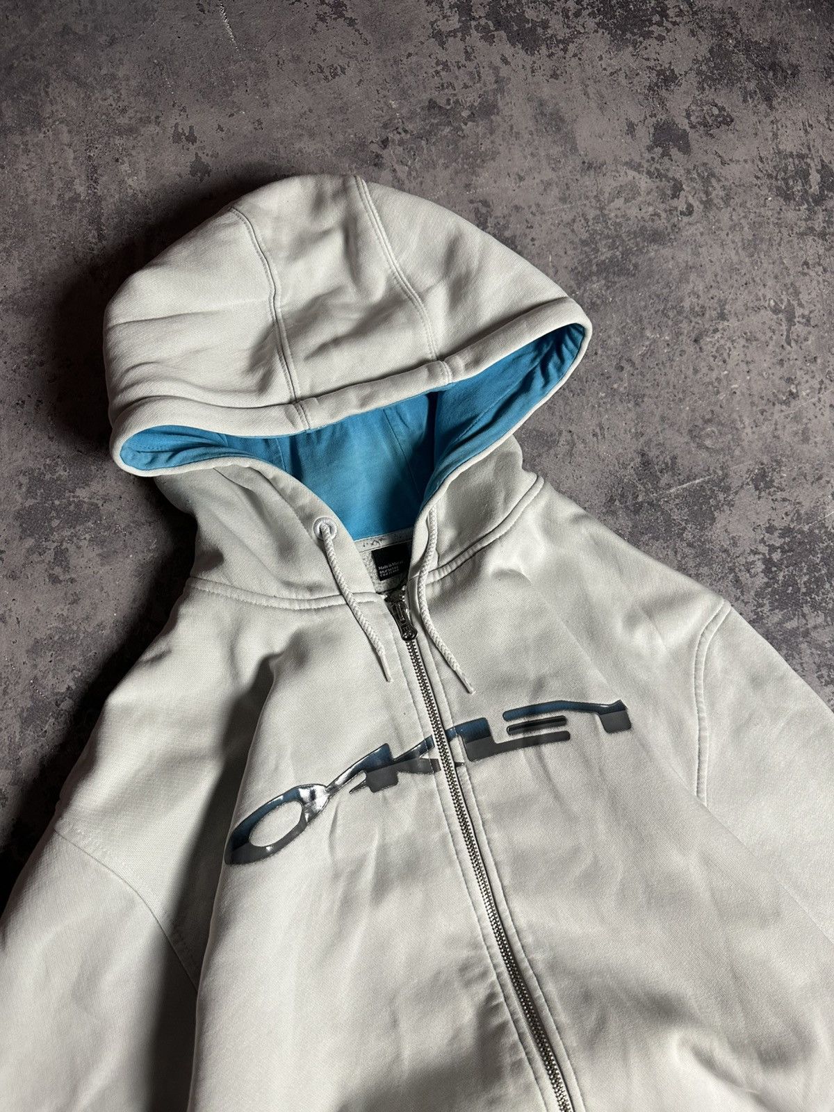Oakley Vintage Y2K Oakley Software Full Zip Hoodie Size Men's Large Size US XL / EU 56 / 4 - 4 Thumbnail