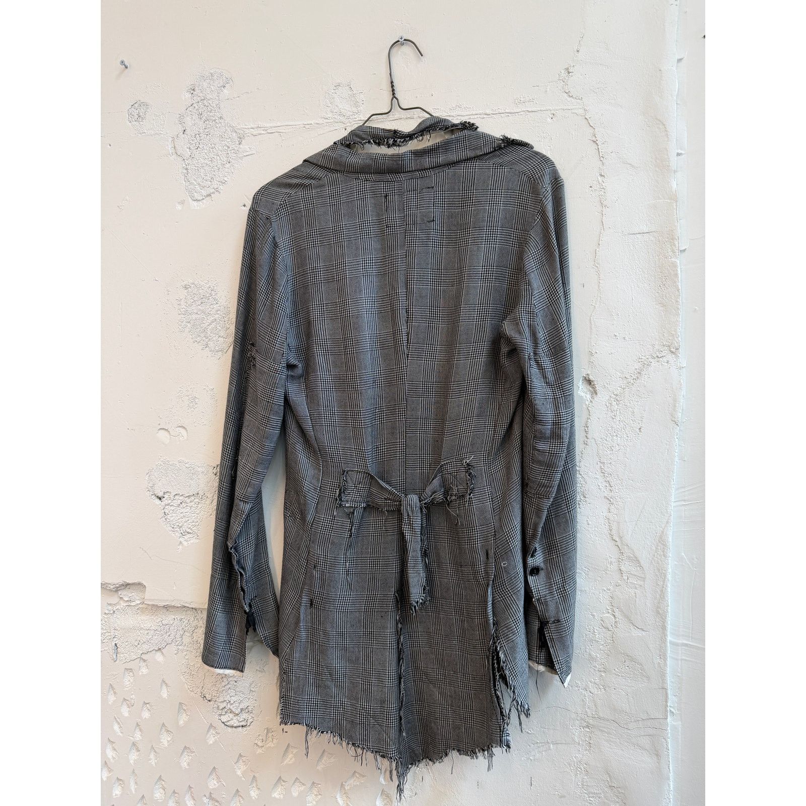 Greg Lauren Greg Lauren The Destroyed Cary G-1 Glen Plaid Coat Size US M / EU 48-50 / 2 - 5 Thumbnail