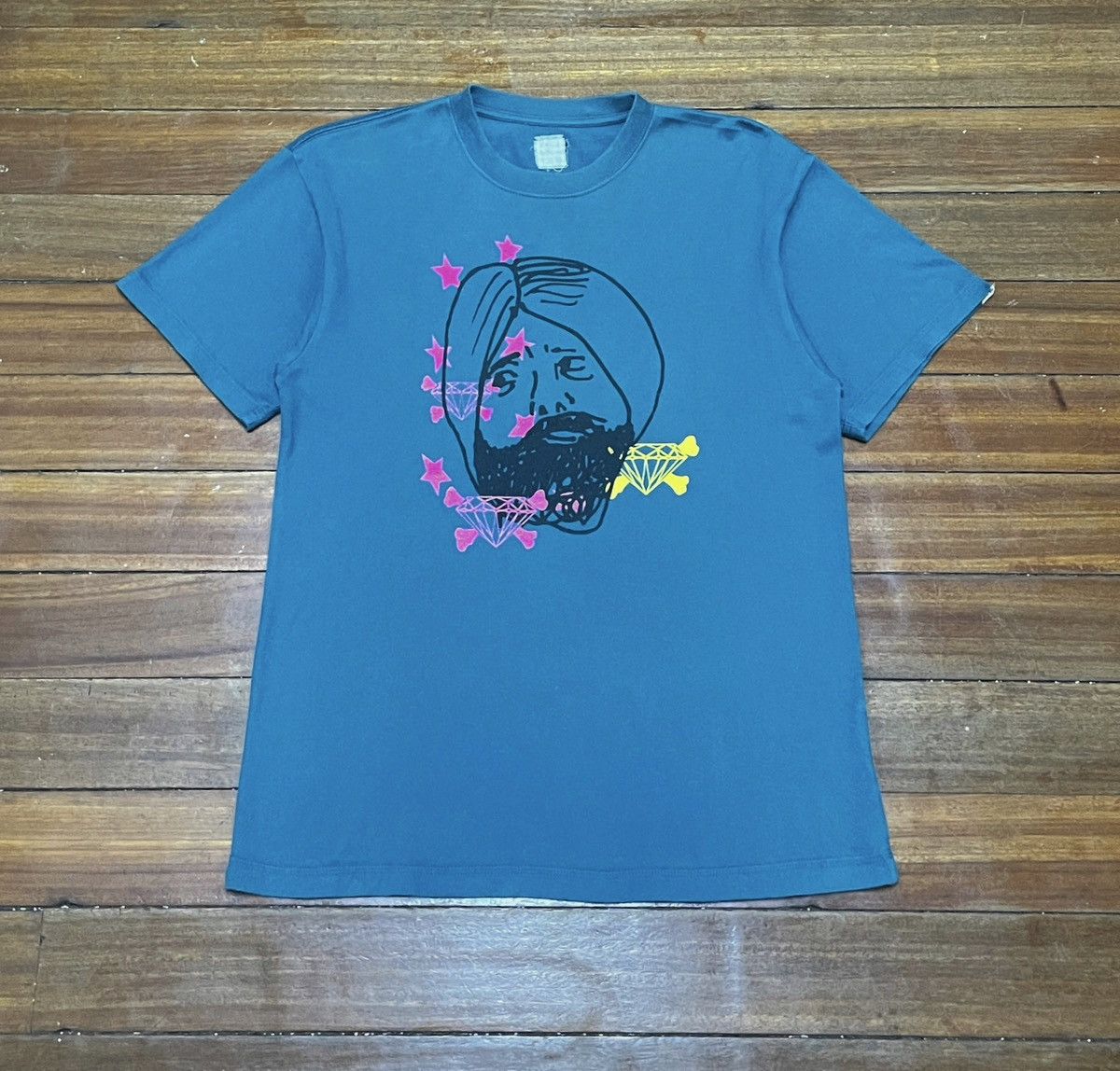 1200~JUN TAKAHASHI Crew-Neck T-shirt with Gothic Print main image 0