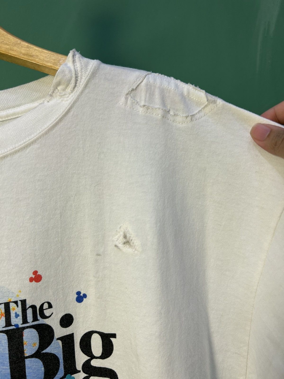 Disney Disney Mickey Fantasia The Big Blow Out 90s Vintage Tee Size US XXL / EU 58 / 5 - 4 Thumbnail