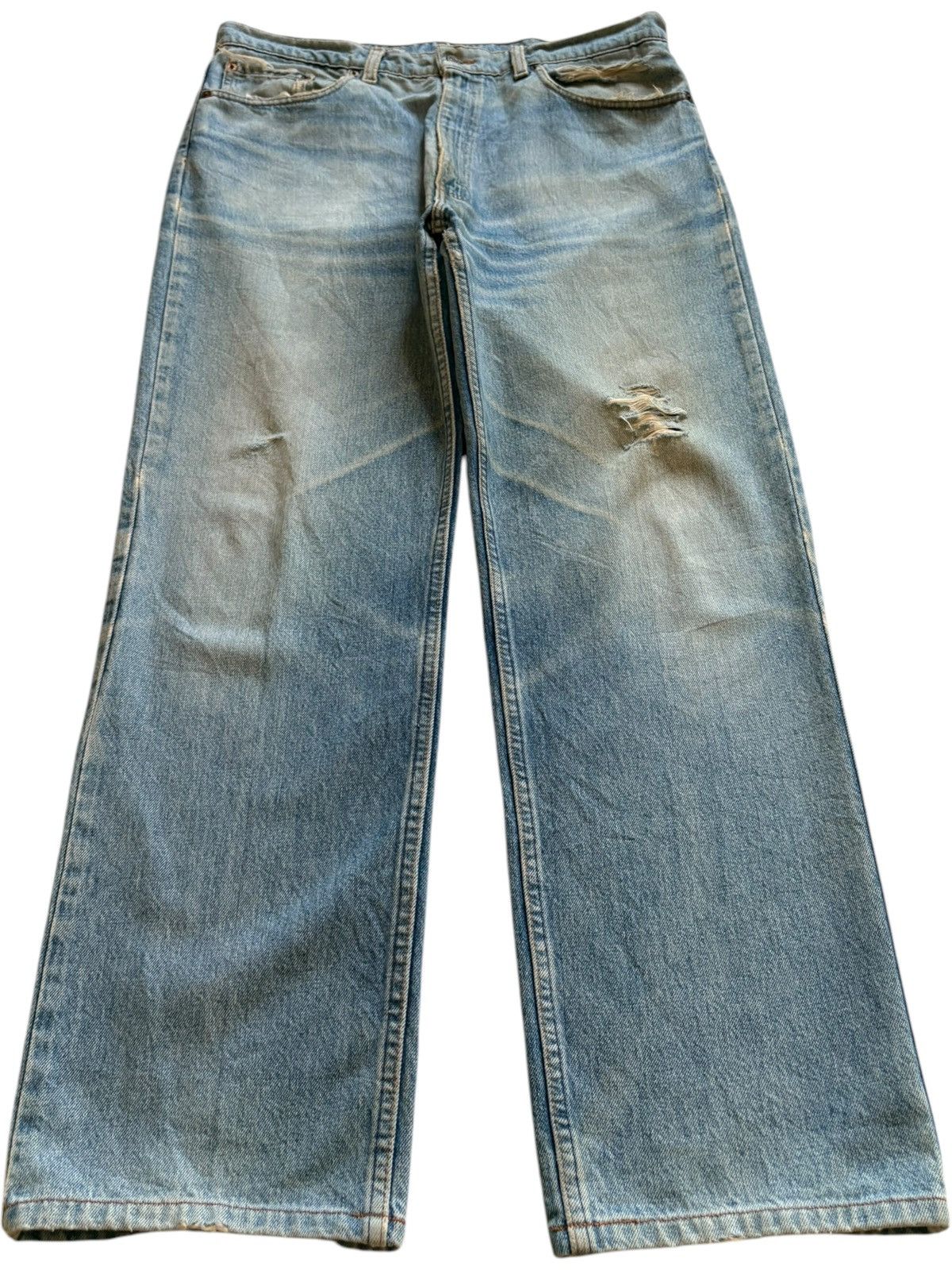 Levi's Vintage 90s Levis Mud Wash Distressed Baggy Jeans Size US 36 / EU 52 - 1 Thumbnail