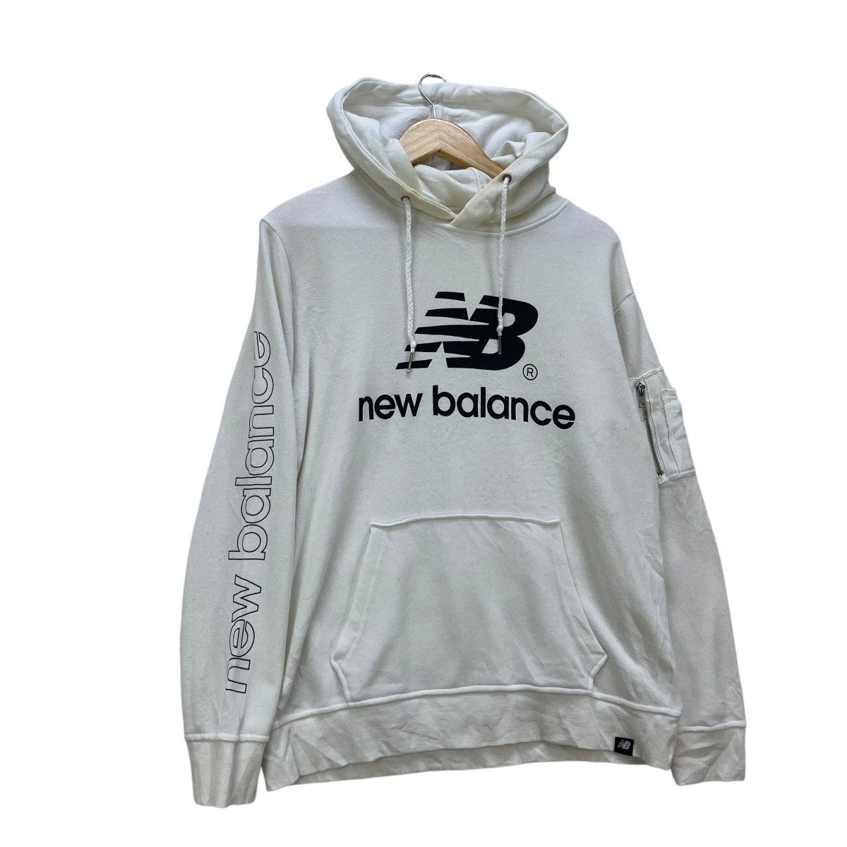 New Balance 💥Vintage New Balance Spellout Big Logo Pullover Size US M / EU 48-50 / 2 - 4 Thumbnail