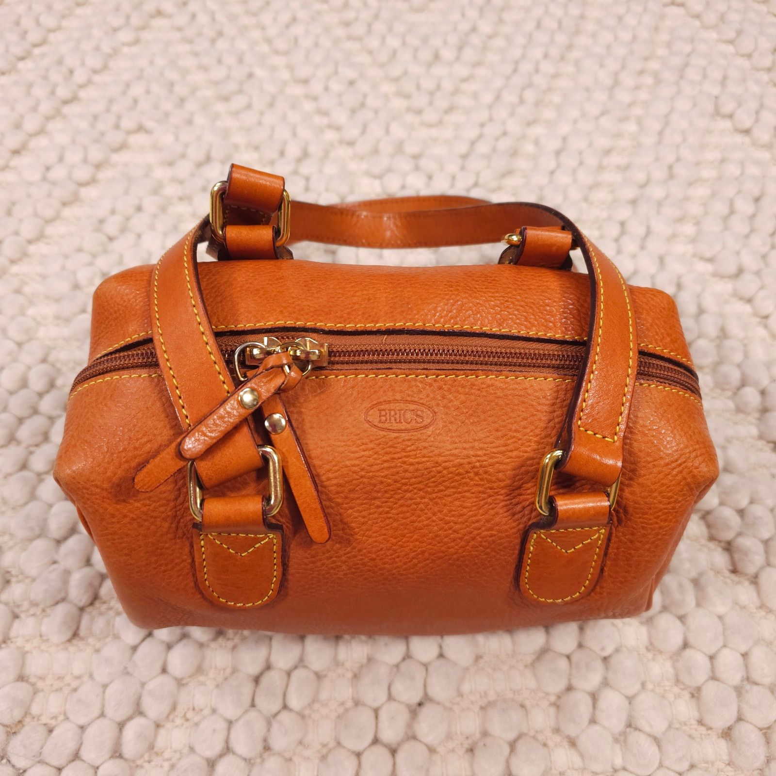 Other Vintage Bric's Leather Mini Duffle Bag Size ONE SIZE - 3 Thumbnail