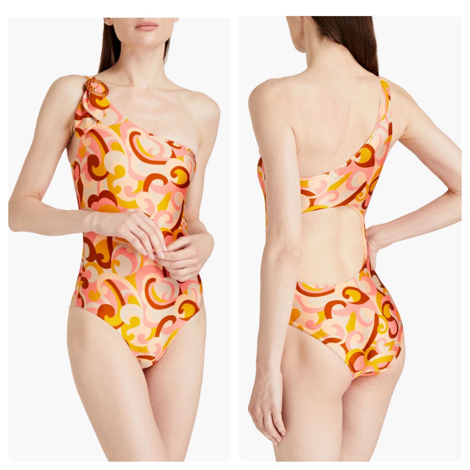 Zimmermann Zimmermann One-shoulder buckled swimsuit size 0 US 2-4 Size XS / US 0-2 / IT 36-38 - 1 Thumbnail