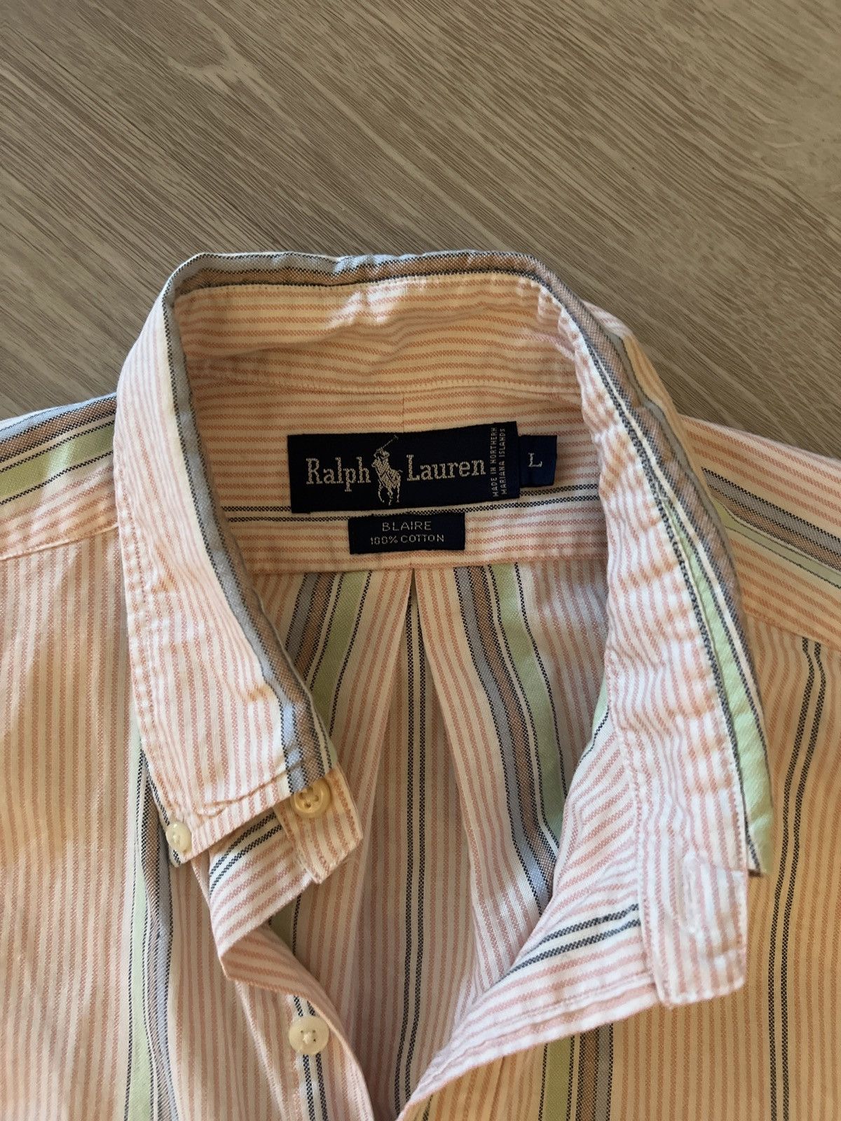 Polo Ralph Lauren × Ralph Lauren × Vintage Vintage Ralph Lauren Pink Shirt Size US L / EU 52-54 / 3 - 1 Thumbnail