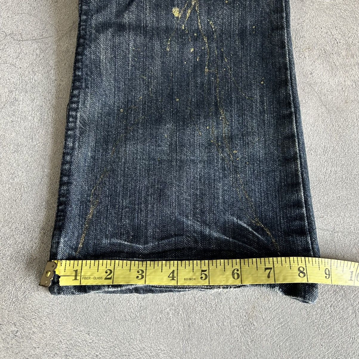 If Six Was Nine Midas Flared Punk Mudwash Jeans Size US 32 / EU 48 - 23 Thumbnail
