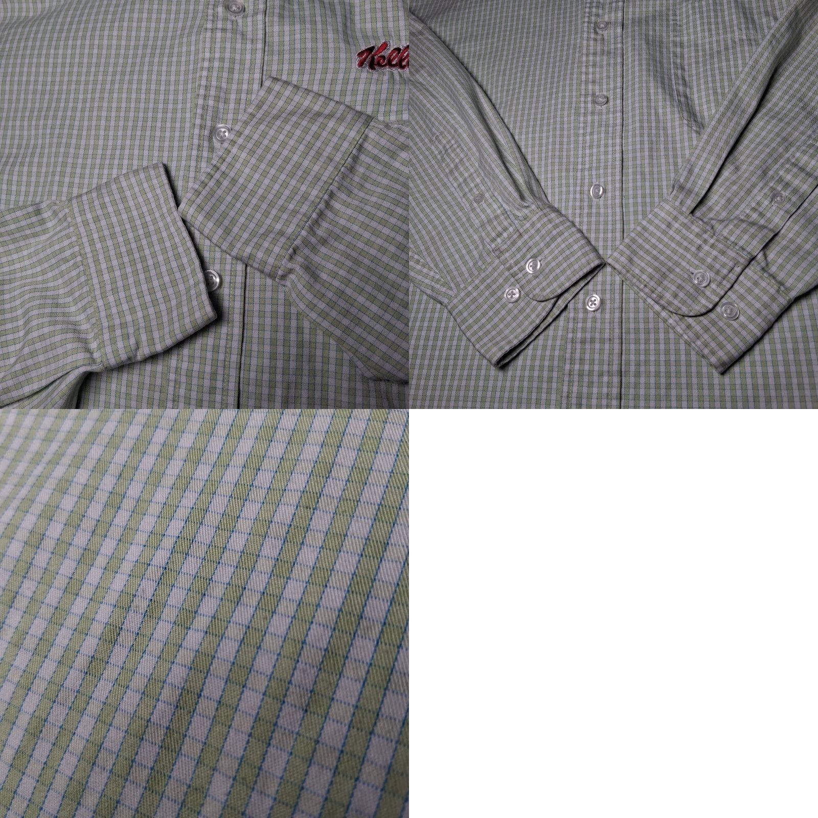 Port Authority Kelloggs Snacks Shirt L Button-Down Long Sleeve Green Plaid Tony The Tiger Size US L / EU 52-54 / 3 - 10 Thumbnail