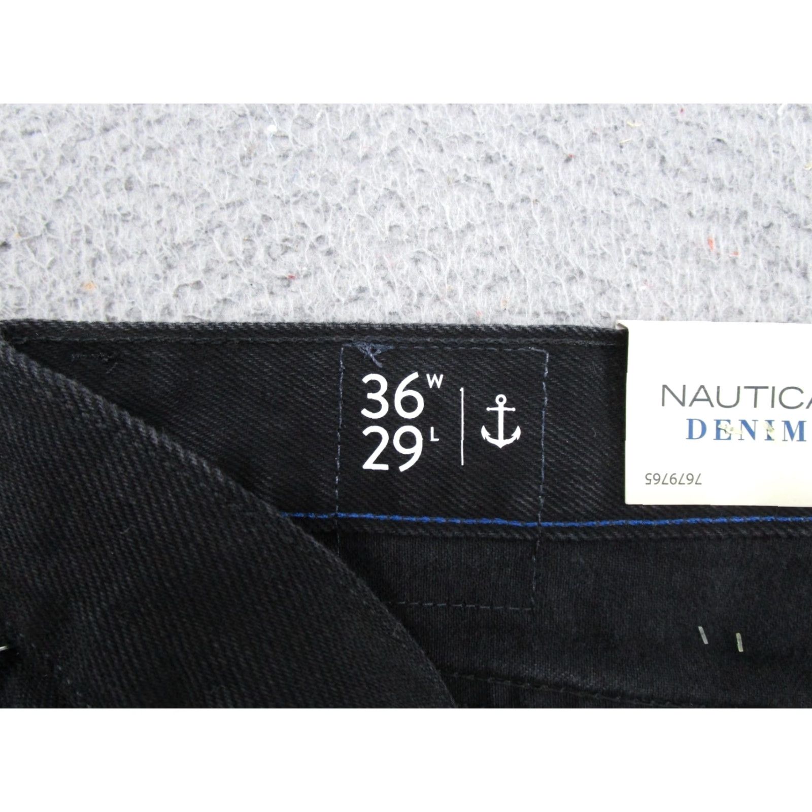 Nautica Nautica Jeans Size 36x29 Black Denim Slim Fit Straight Leg Mens Slim Nautica Jeans 36 29 Black Denim Straight Leg Men Size US 36 / EU 52 - 7 Thumbnail