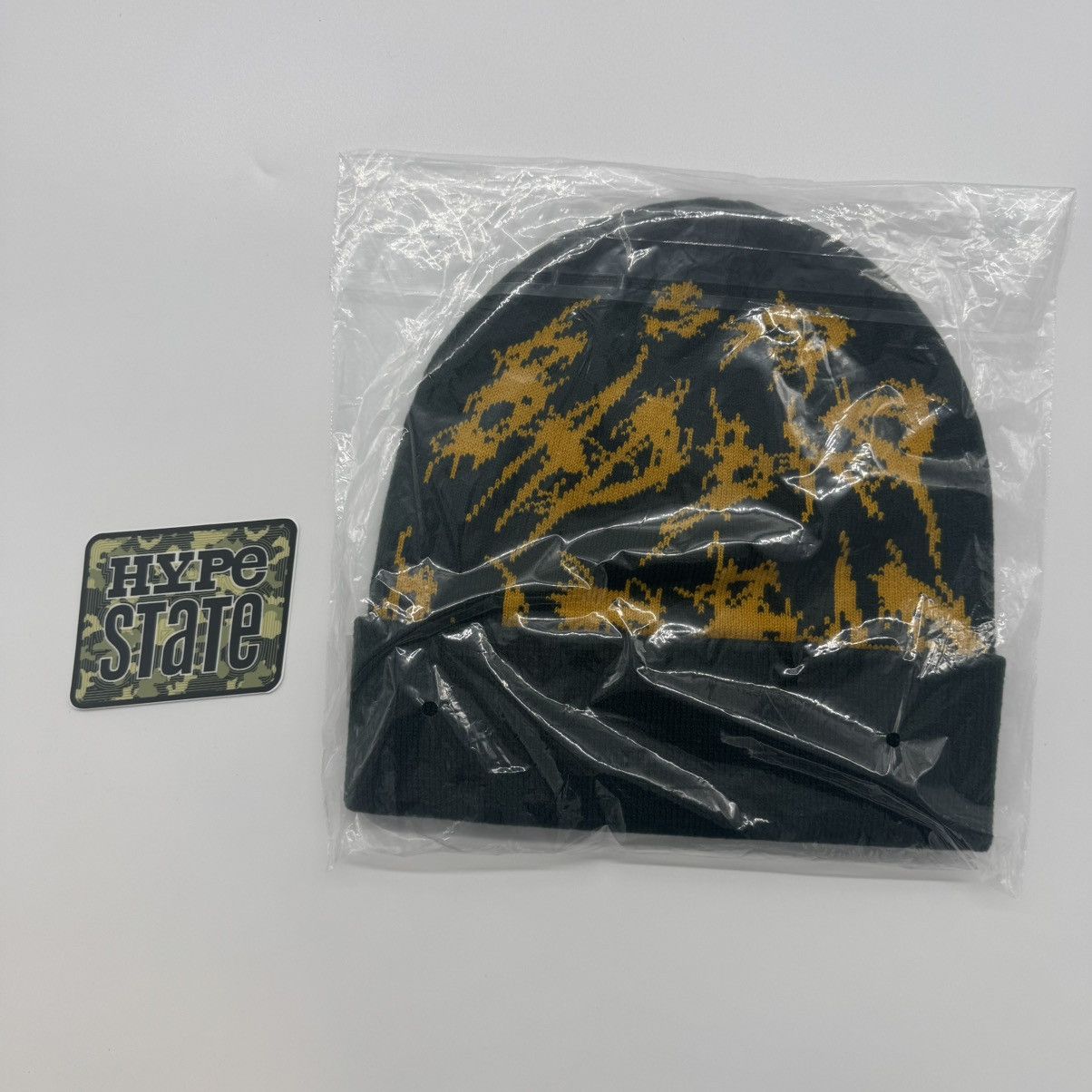 Revenge Revenge X Distortion Beanie Green/Yellow Size ONE SIZE - 2 Thumbnail