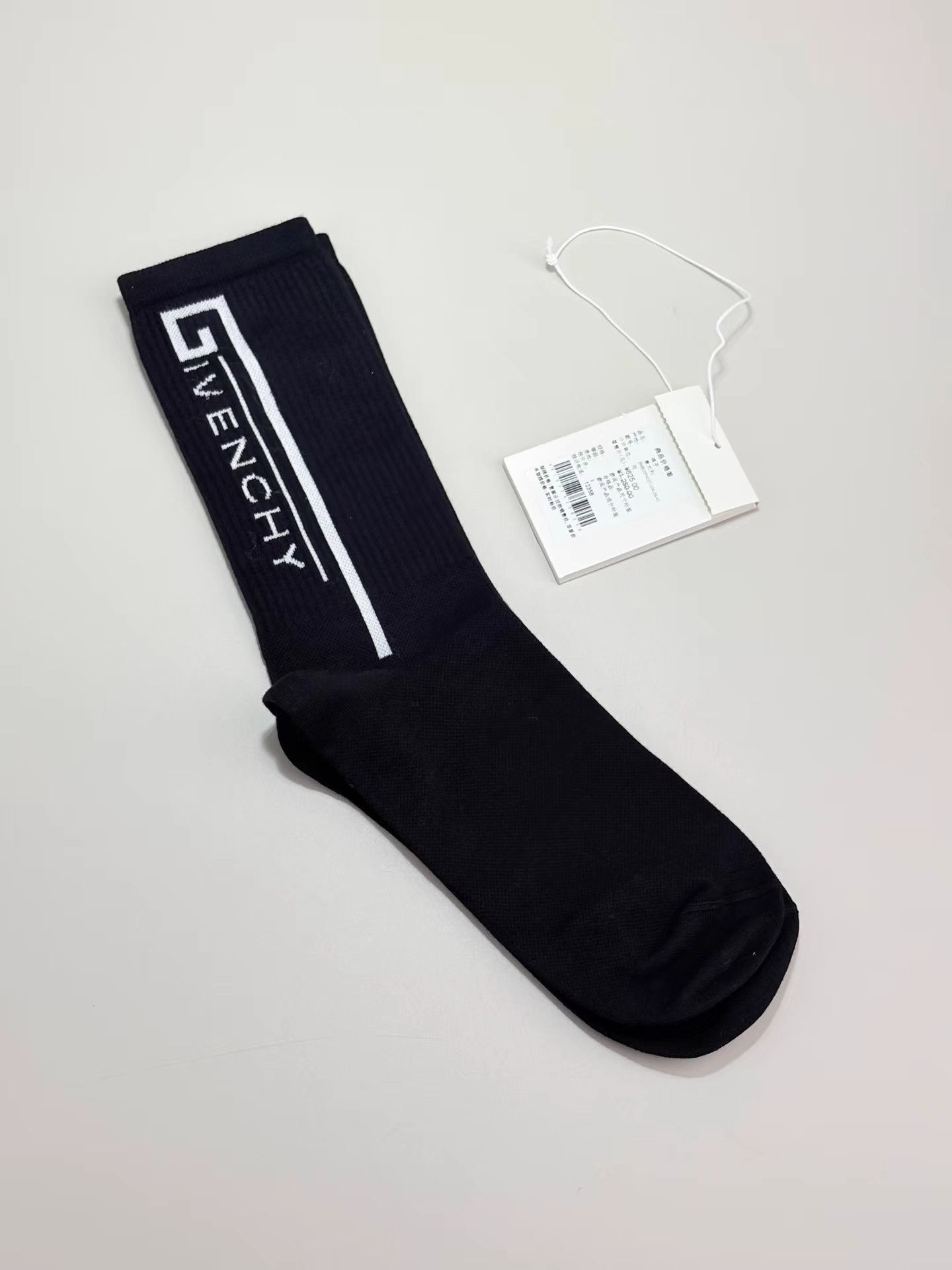 Givenchy Givenchy Black Long Socks Size ONE SIZE - 2 Thumbnail