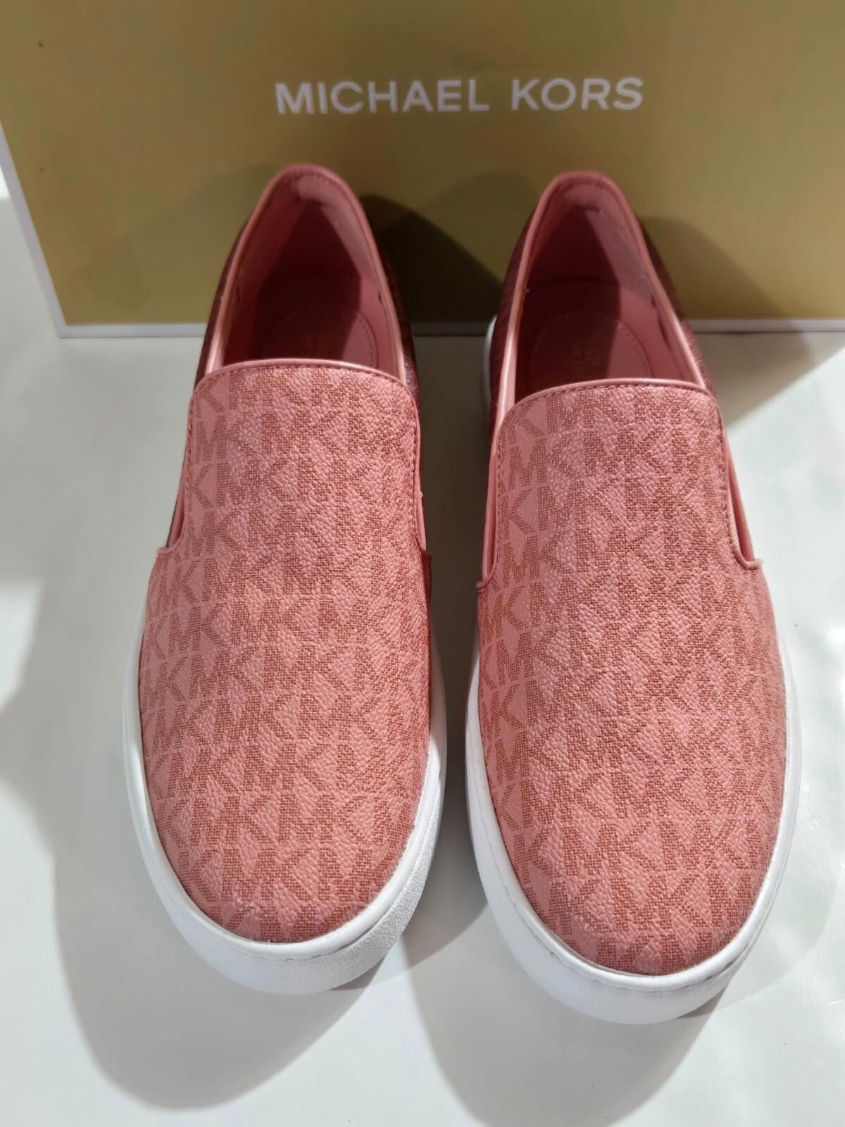 Michael Kors Womens Michael Kors Keaton Slip-On Cinnamon Multi 7.5 M NEW Size US 9 / IT 39 - 3 Thumbnail