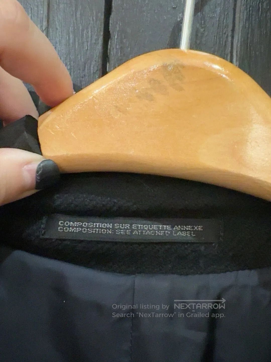 Y's long black wool oversized coat by y's. Size US XXL / EU 58 / 5 - 6 Thumbnail