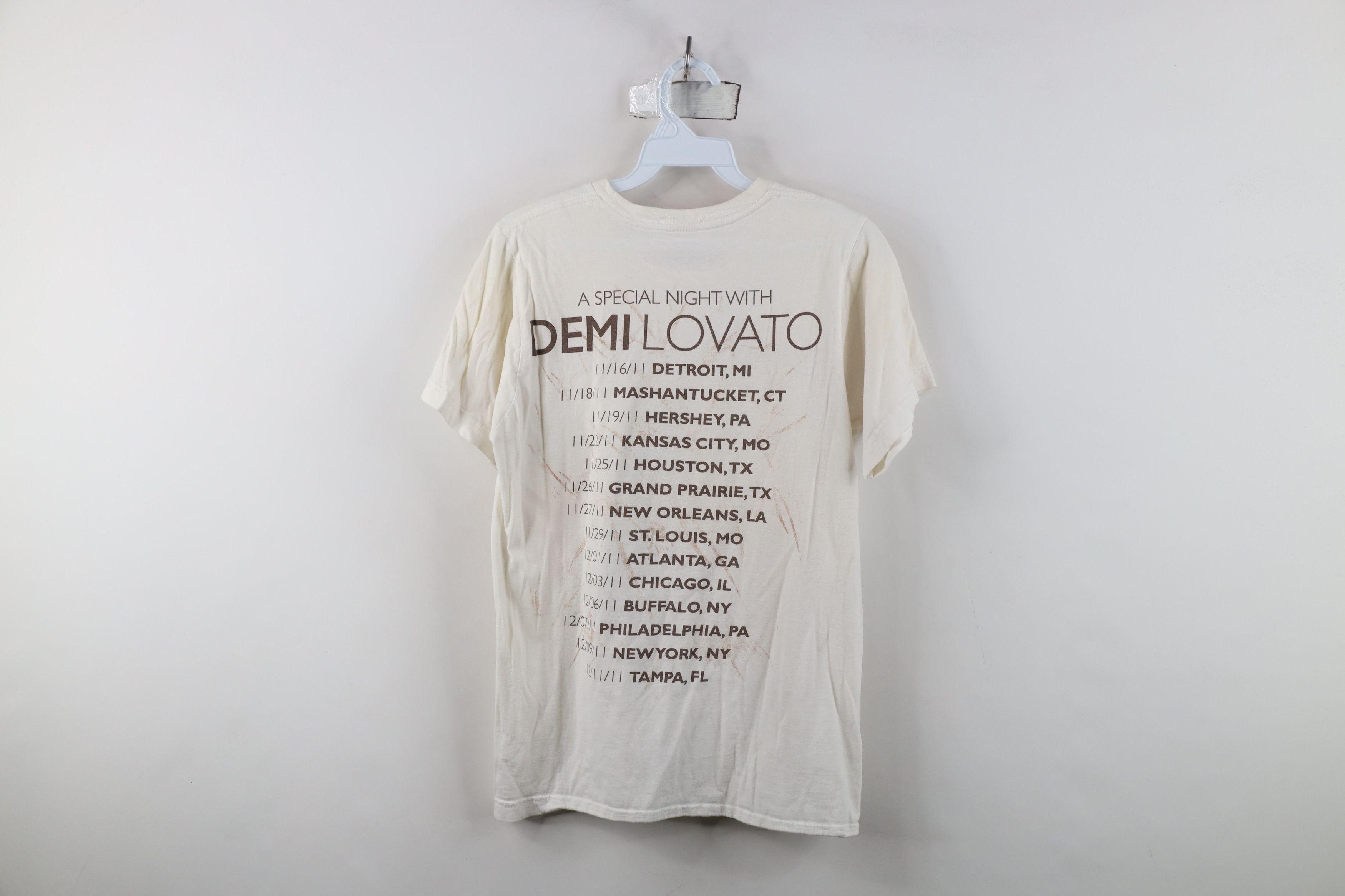 Vintage Y2K A Special Night With Demi Lovato Band T-Shirt White Size S / US 4 / IT 40 - 14 Thumbnail