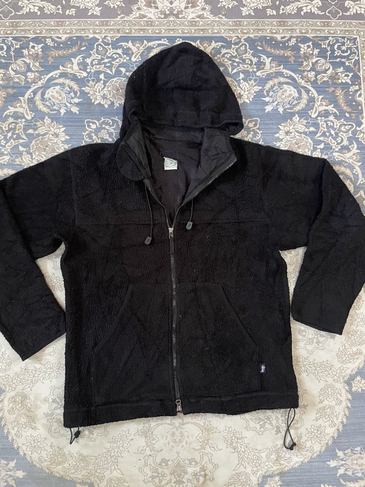 Stussy Vintage Y2K Stussy USA fleece sherpa Jacket streetwear (L) Size US M / EU 48-50 / 2 - 4 Thumbnail