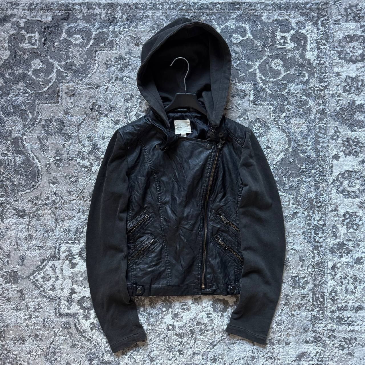 Japanese Brand Japanese Goth Utility Biker Jacket Side Breasted Zip Up Size US M / EU 48-50 / 2 - 1 Thumbnail