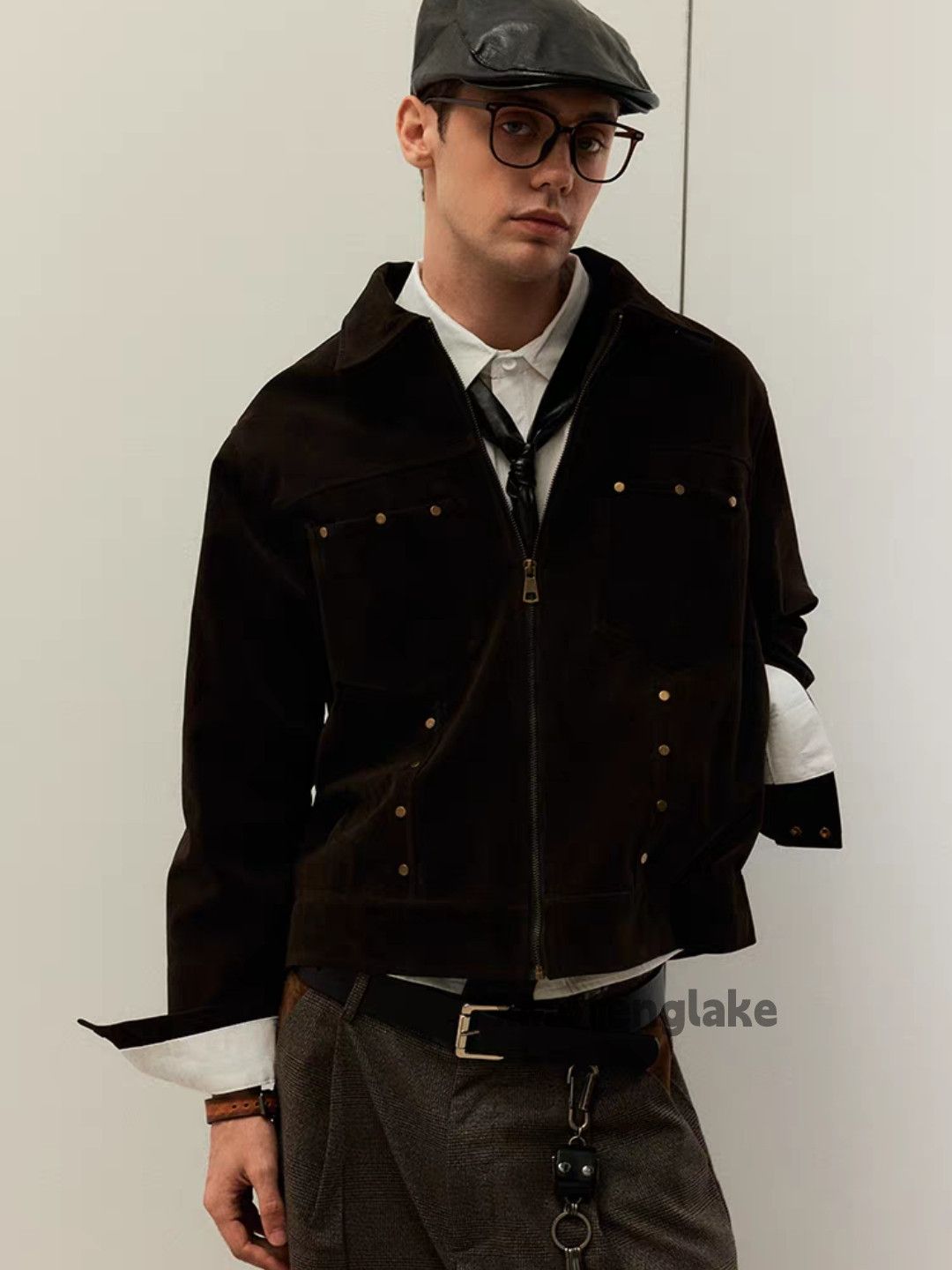 Vintage Zipper punk grunge loose hiphop y2k festival jacket Size US M / EU 48-50 / 2 - 7 Thumbnail