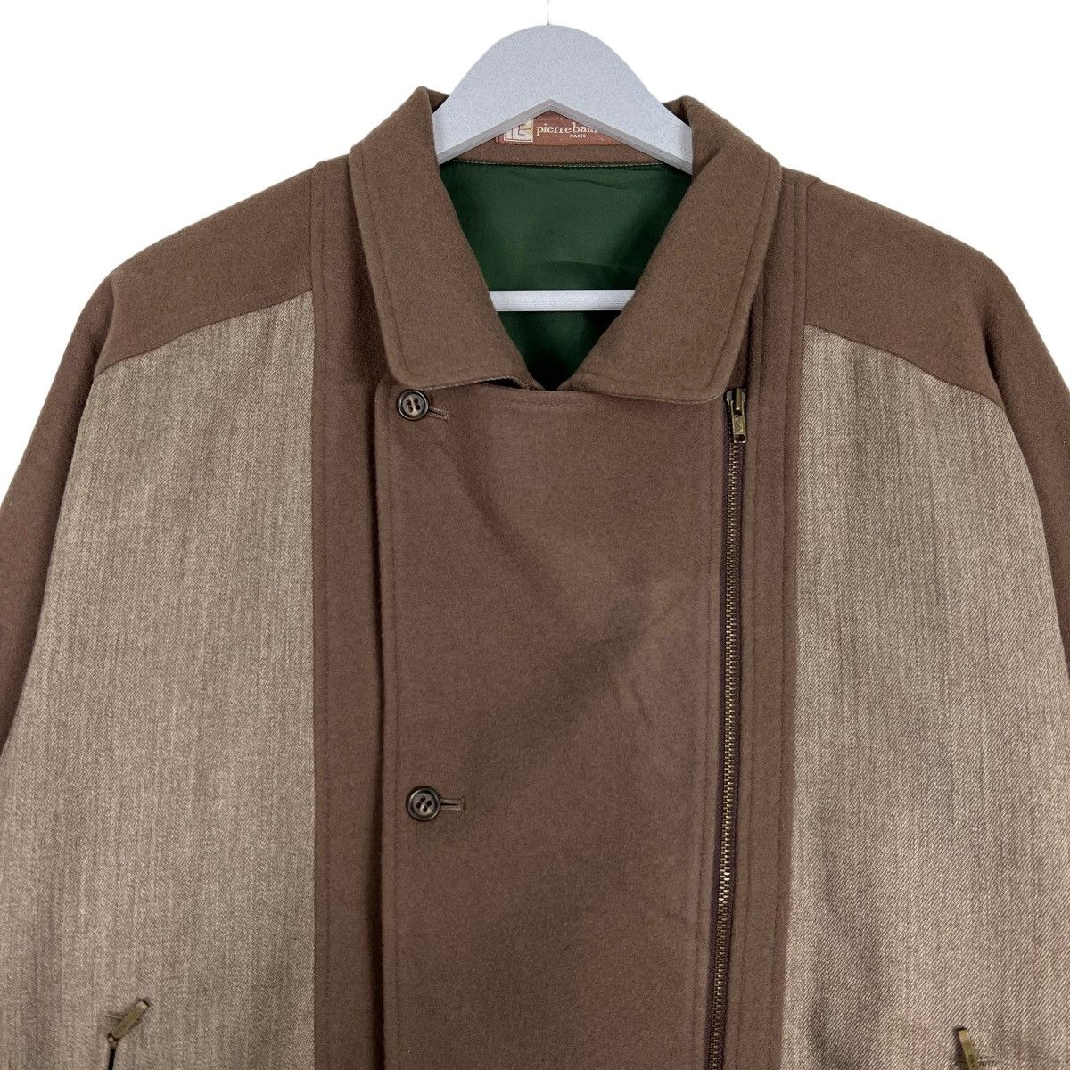 Pierre Balmain 🔥 VINTAGE PIERRE BALMAIN PARIS WOOL BOMBER JACKET Size US L / EU 52-54 / 3 - 3 Thumbnail