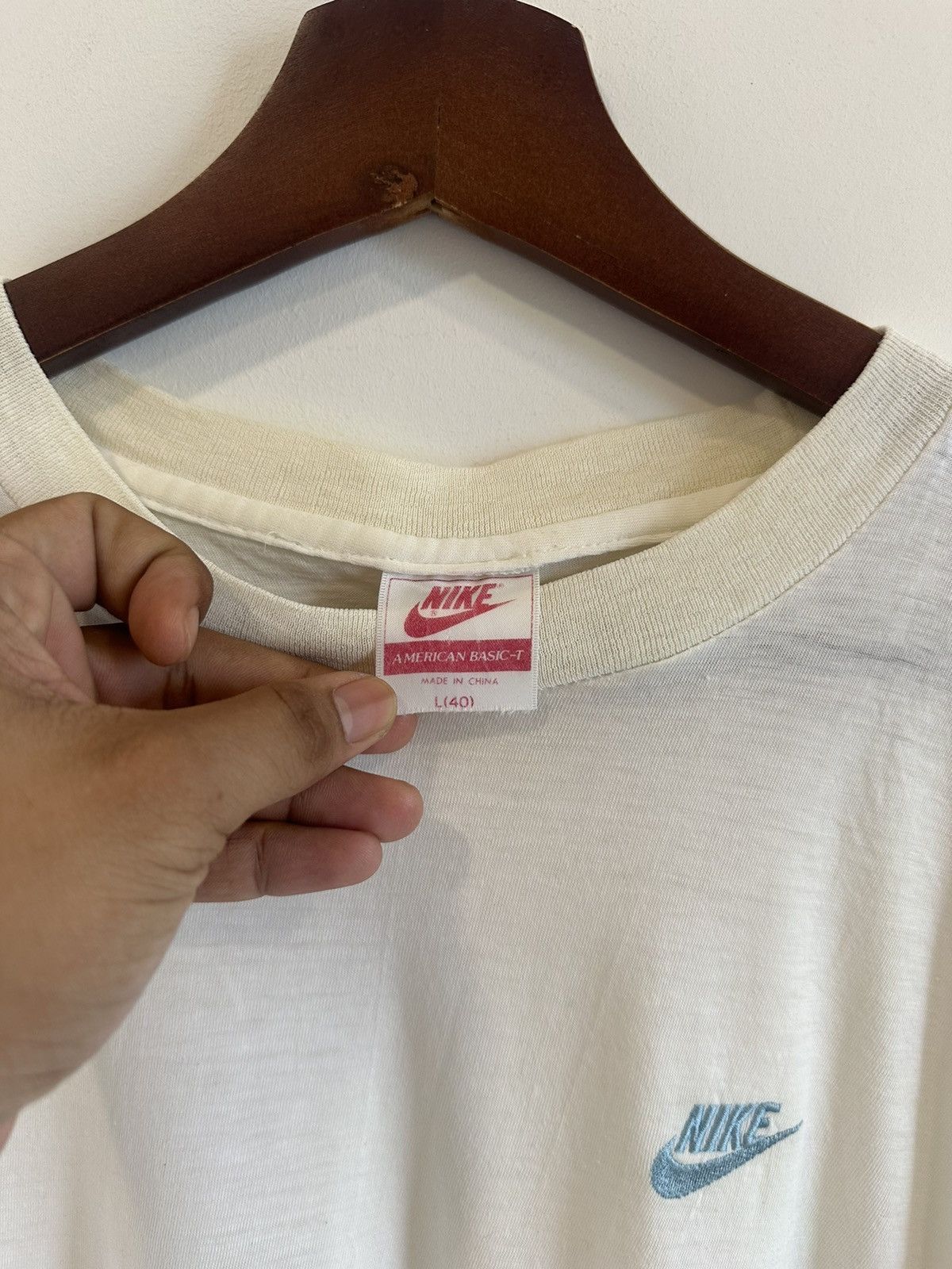 Nike × Vintage Vintage 90s Nike Tee Size US M / EU 48-50 / 2 - 4 Thumbnail