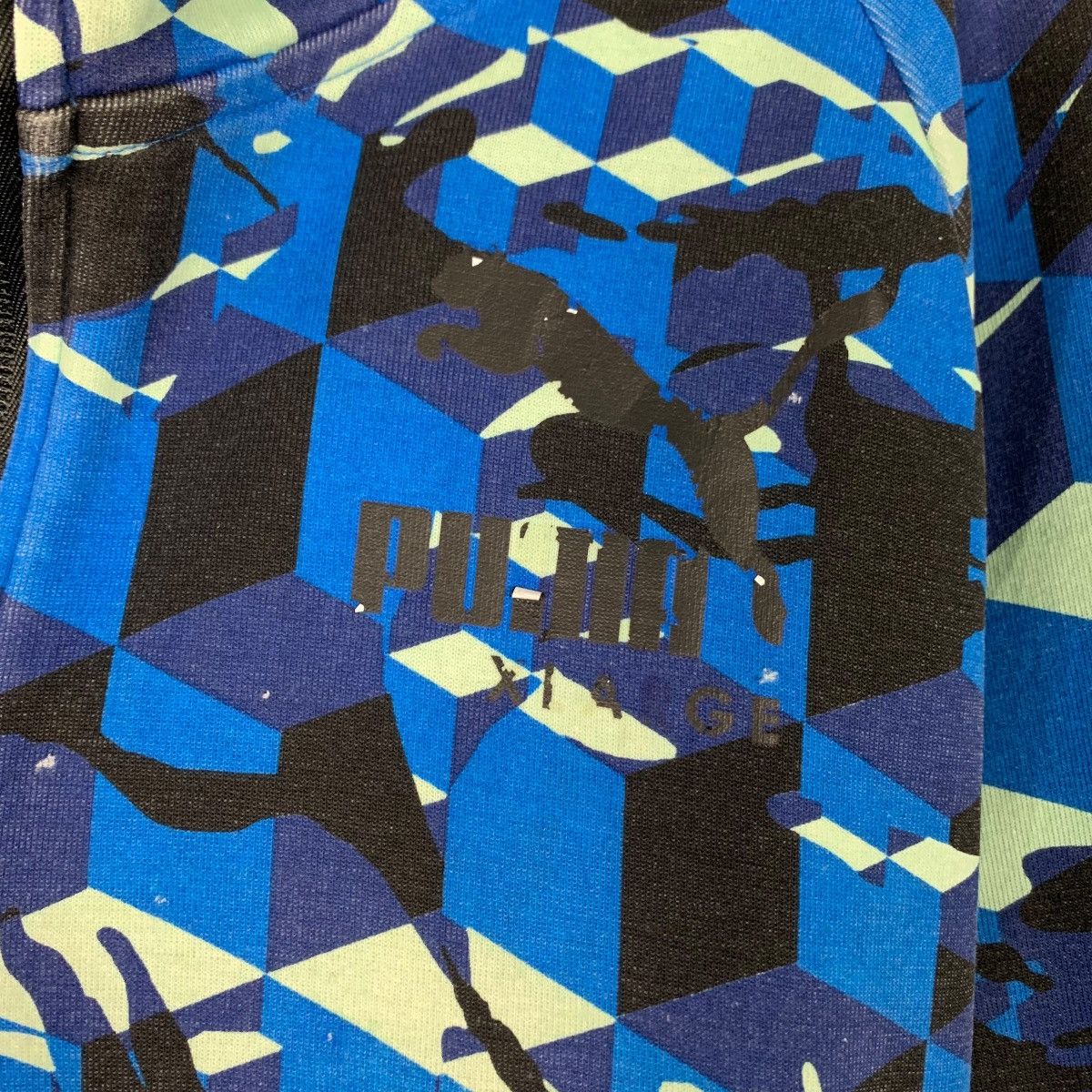 Puma PUMA X XLARGE Abstract Design Pullover Hoodies #0124-C7 Size US L / EU 52-54 / 3 - 7 Thumbnail
