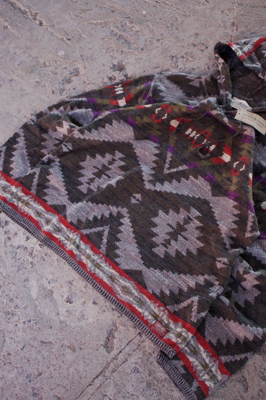 Denim & Supply Ralph Lauren Denim & Supply Ralph Lauren Aztec Native Knit Hoodie (2010s) Size US M / EU 48-50 / 2 - 7 Thumbnail
