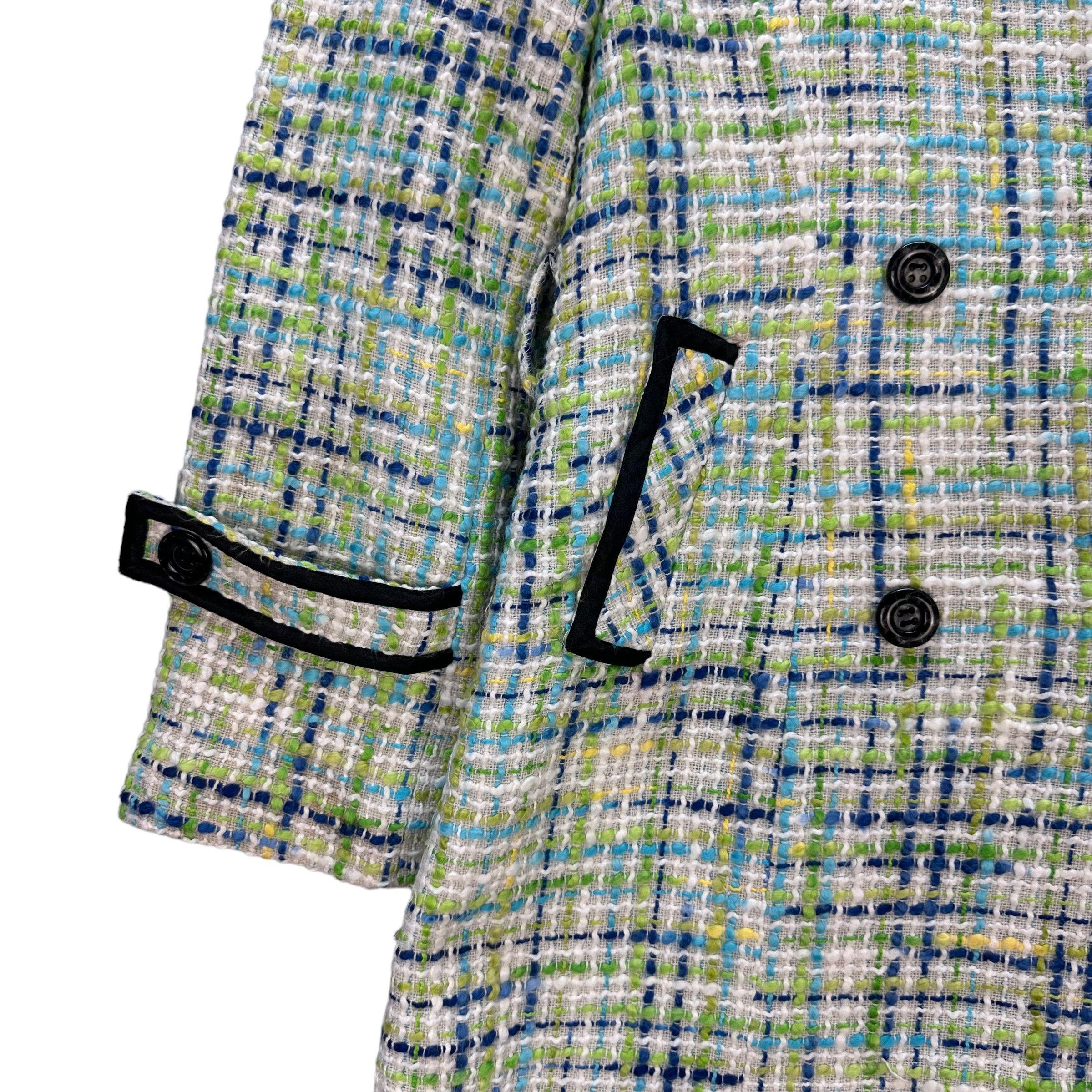 Max Mara MAX MARA DOUBLE BREASTED TWEED COAT #8580-015 Size XS / US 0-2 / IT 36-38 - 4 Thumbnail