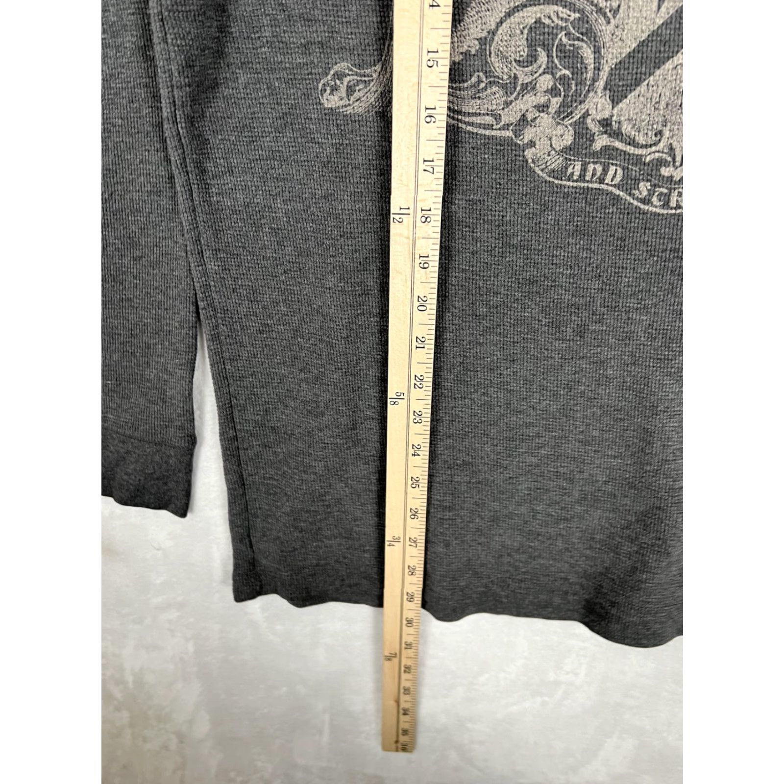Old Navy VTG Old Navy Thermal Shirt Mens XL Gray Honor Lions Long Sleeve Waffle Graphic T-Shirt Crew Neck Size US XL / EU 56 / 4 - 5 Thumbnail
