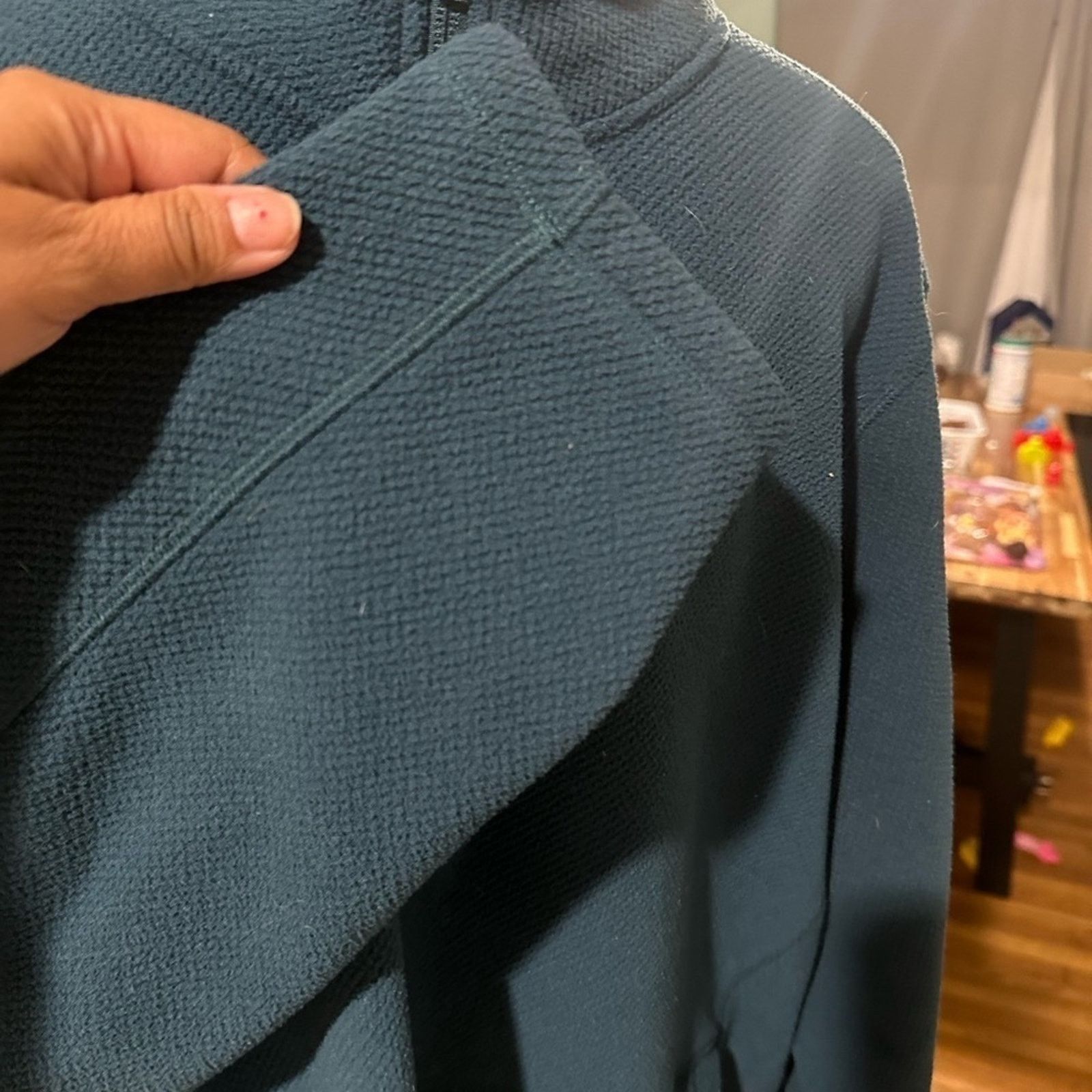 Under Armour Under Armour Turquoise Half Zip Fleece Sweater Size US XXL / EU 58 / 5 - 7 Thumbnail