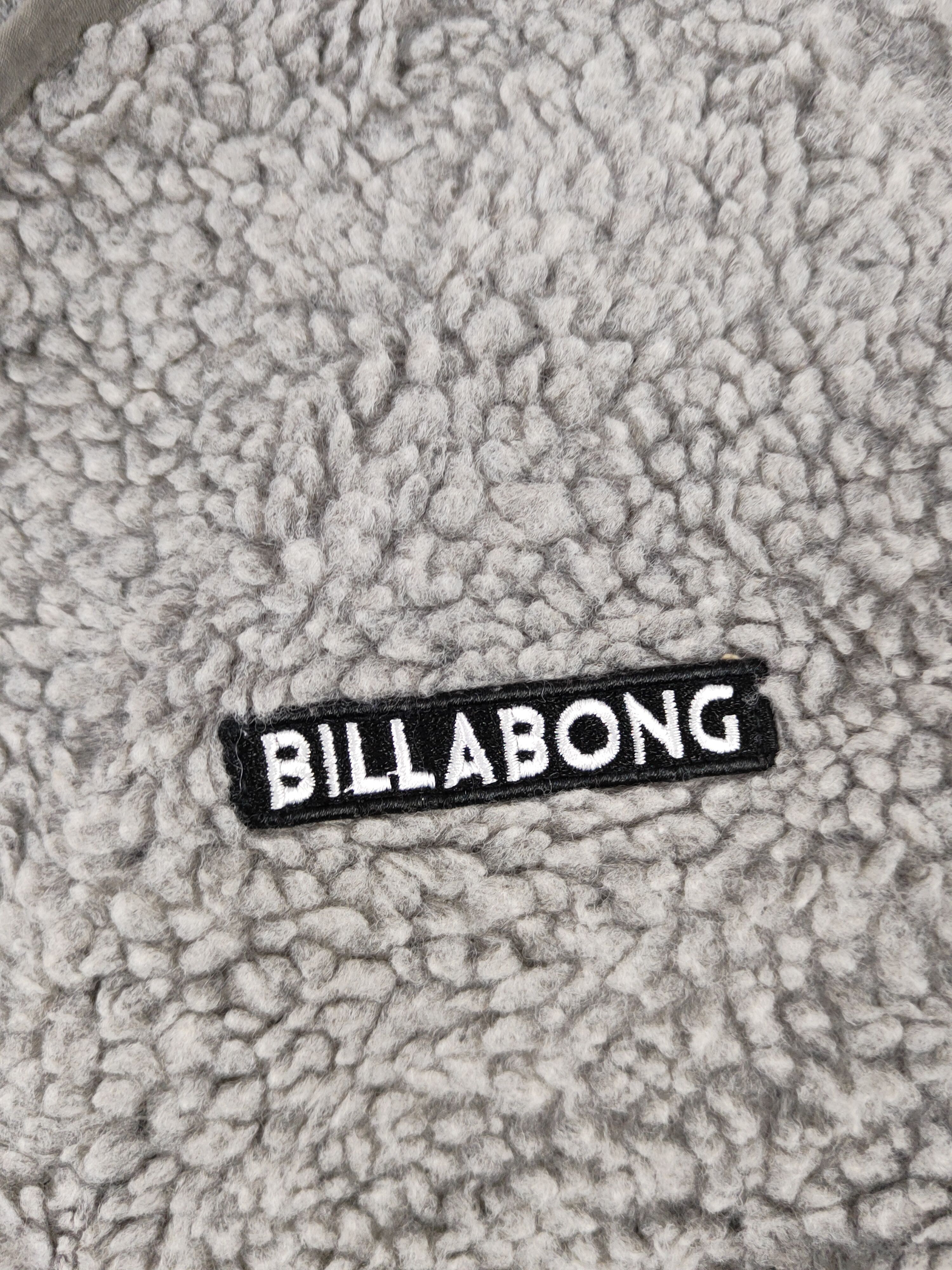Billabong × Vintage Super Rare Billabong Gray Fur Faux Sweater Size US S / EU 44-46 / 1 - 5 Thumbnail