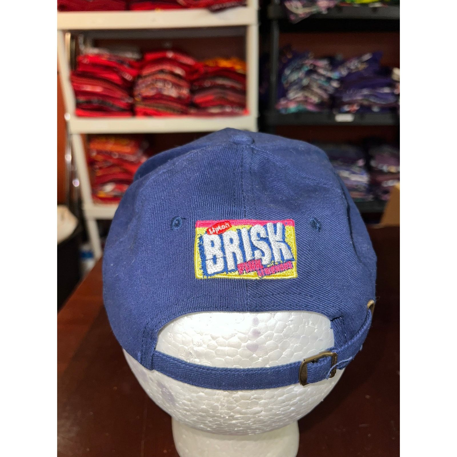Vintage Vintage Brisk Lemonade Hat Fruit Works Punch Lipton Cap Size ONE SIZE - 6 Thumbnail