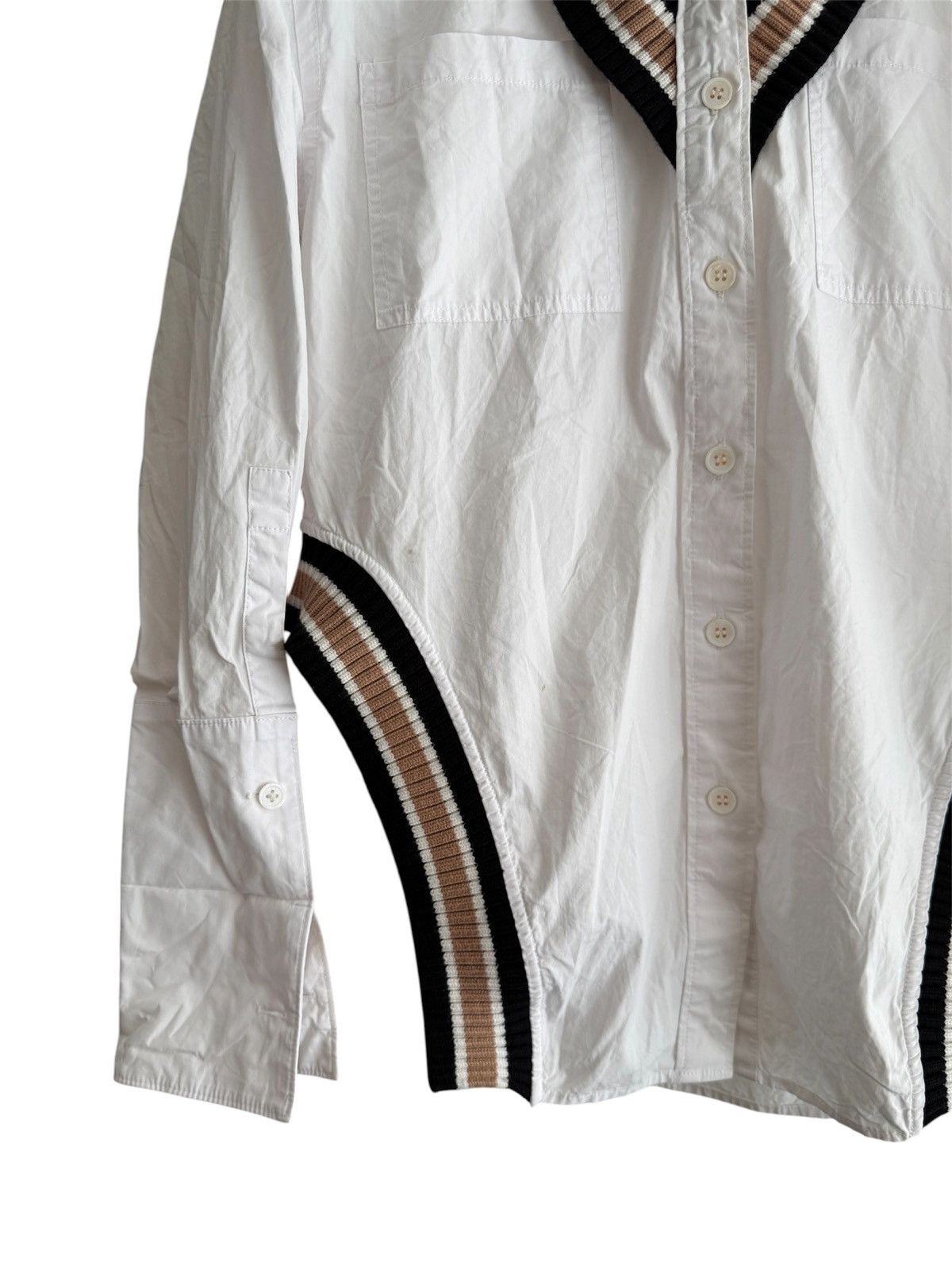 Burberry Burberry Optic Rib Knit Shirt Size S / US 4 / IT 40 - 4 Thumbnail