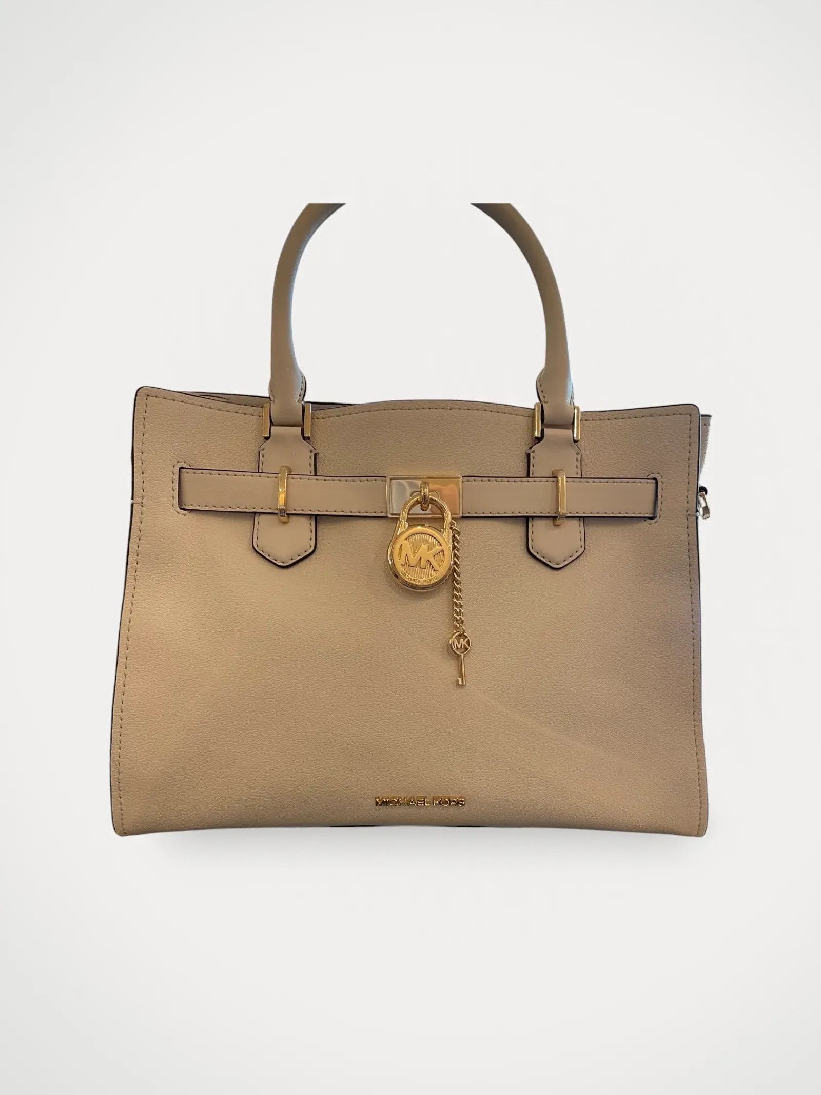 Michael Kors Hamilton Bucket Bag in Beige, Women's
