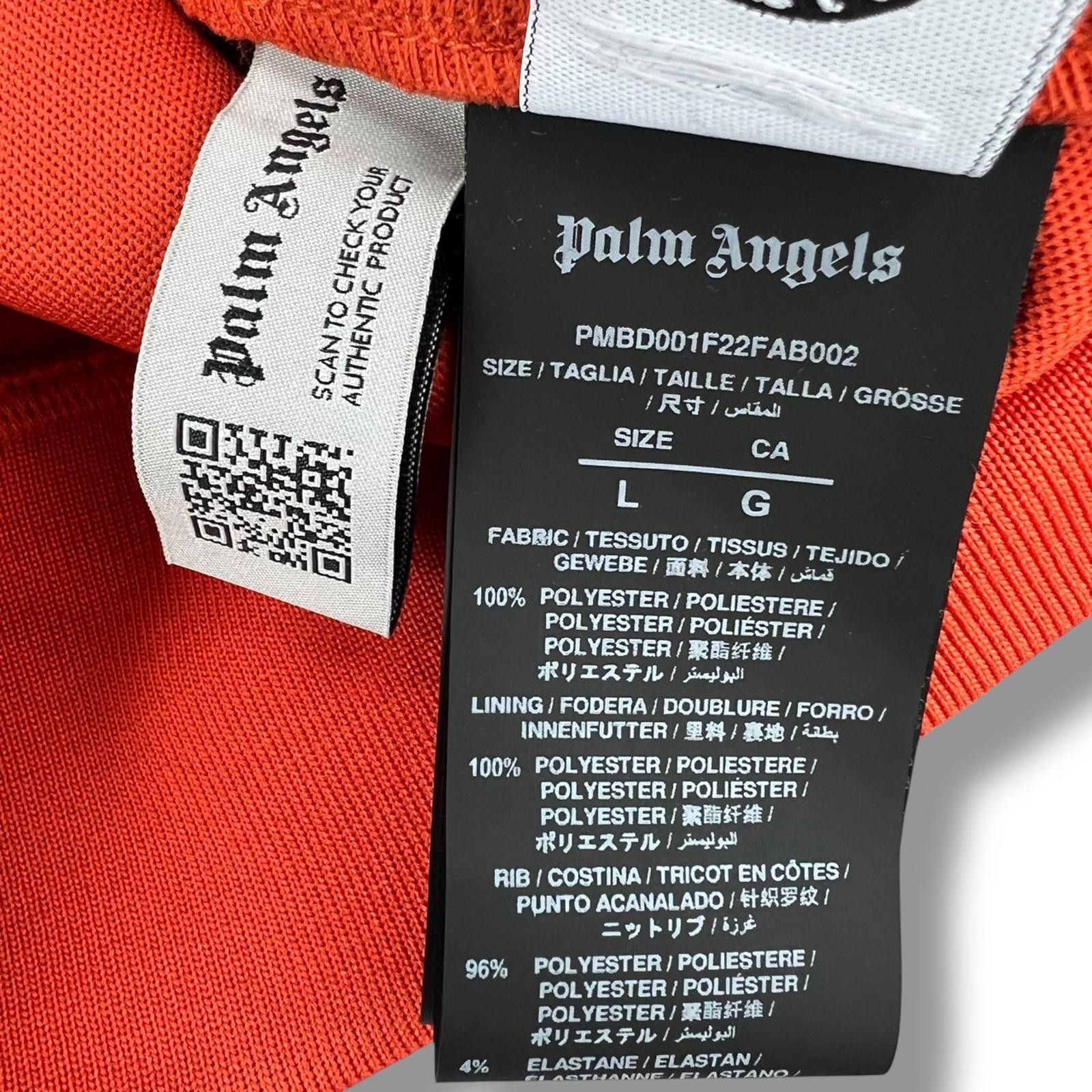 Palm Angels Palm Angels Track Jacket Burnt Orange Size US L / EU 52-54 / 3 - 4 Thumbnail