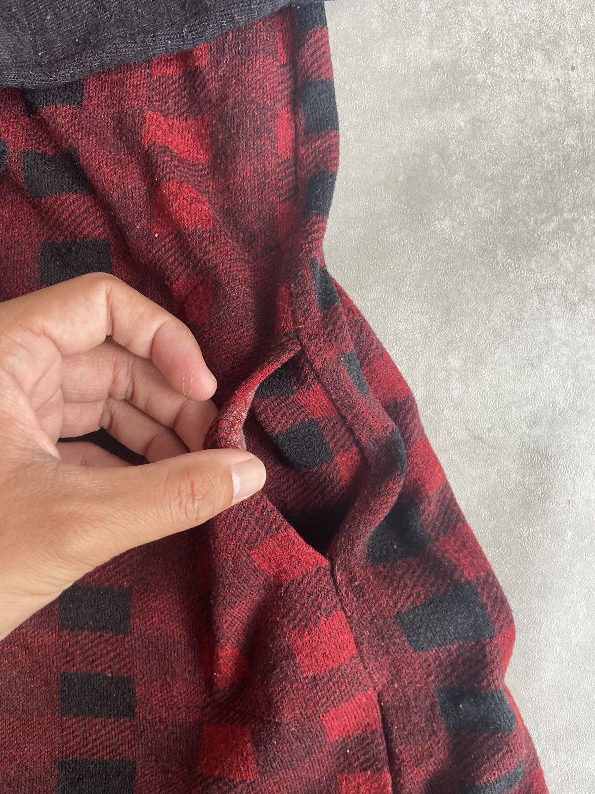 If Six Was Nine × Japanese Brand × Le Grande Bleu (L.G.B.) Double Layer Pattern Flannel Long Sleeve Size US L / EU 52-54 / 3 - 6 Thumbnail