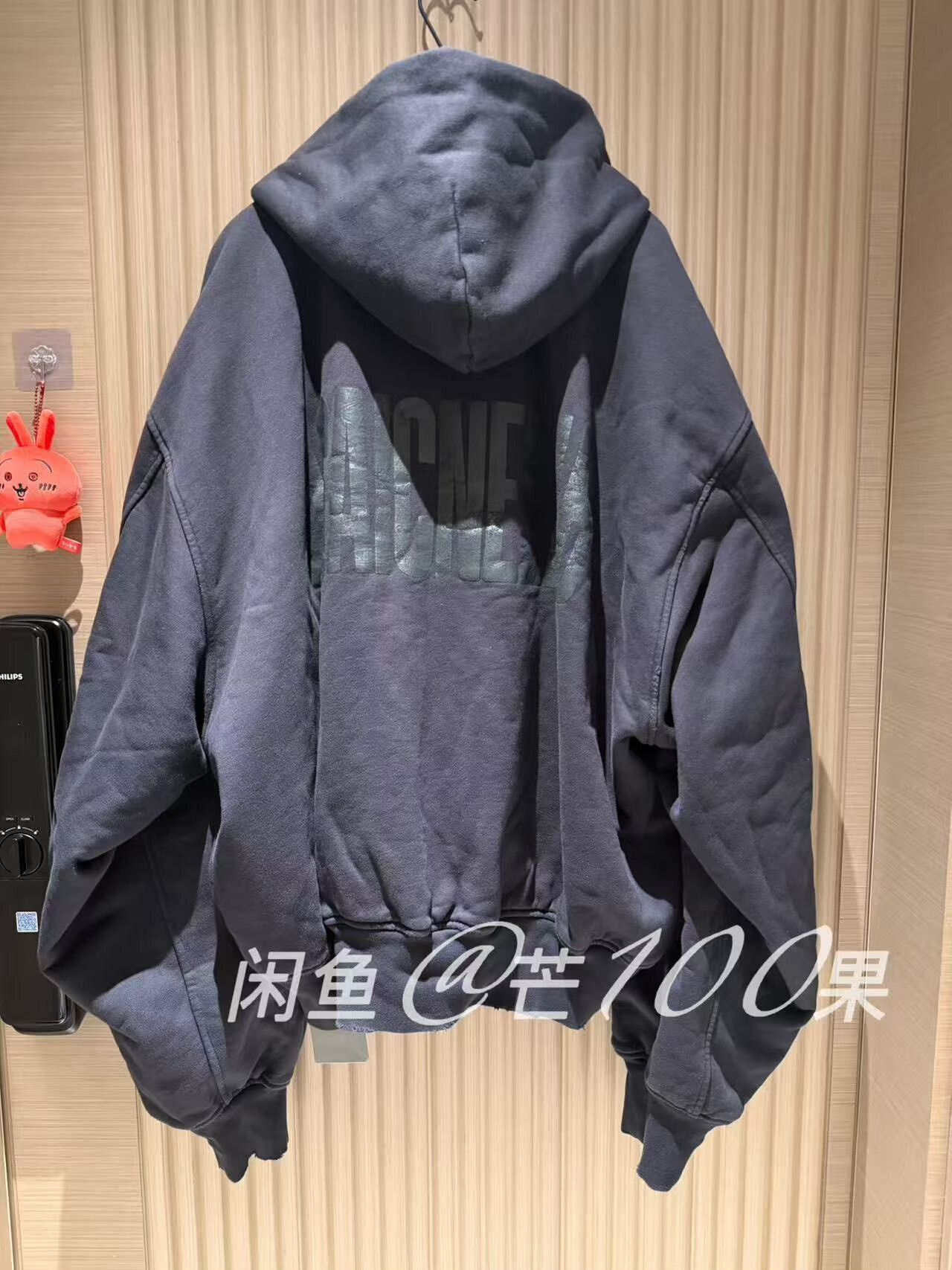Balenciaga Balenciaga 25 Back Letter Print Hooded Jacket Size S / US 4 / IT 40 - 1 Thumbnail