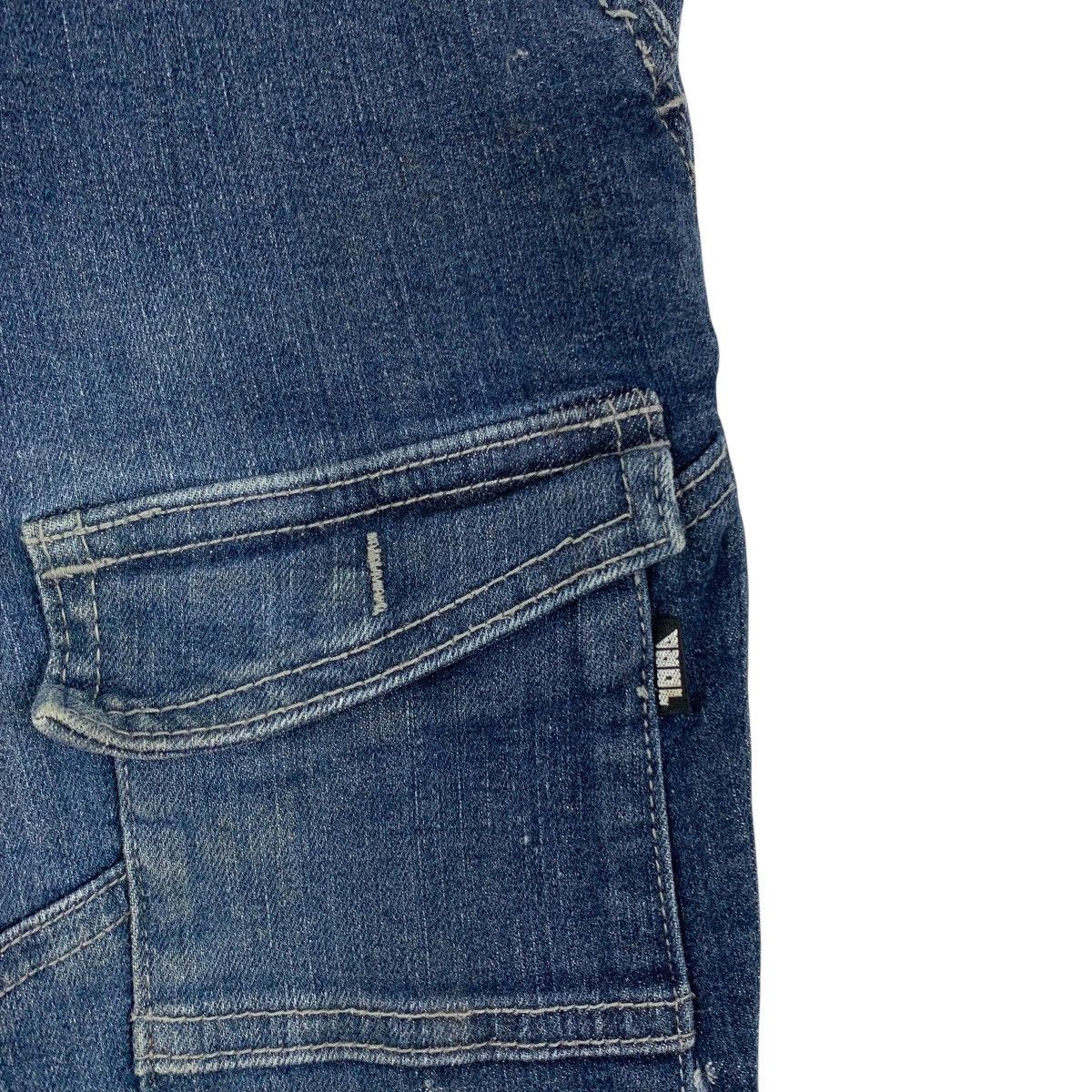 Japanese Brand TORAICHI Biker Style Japanese Denim Stretchable Cargo Pants Size US 32 / EU 48 - 5 Thumbnail