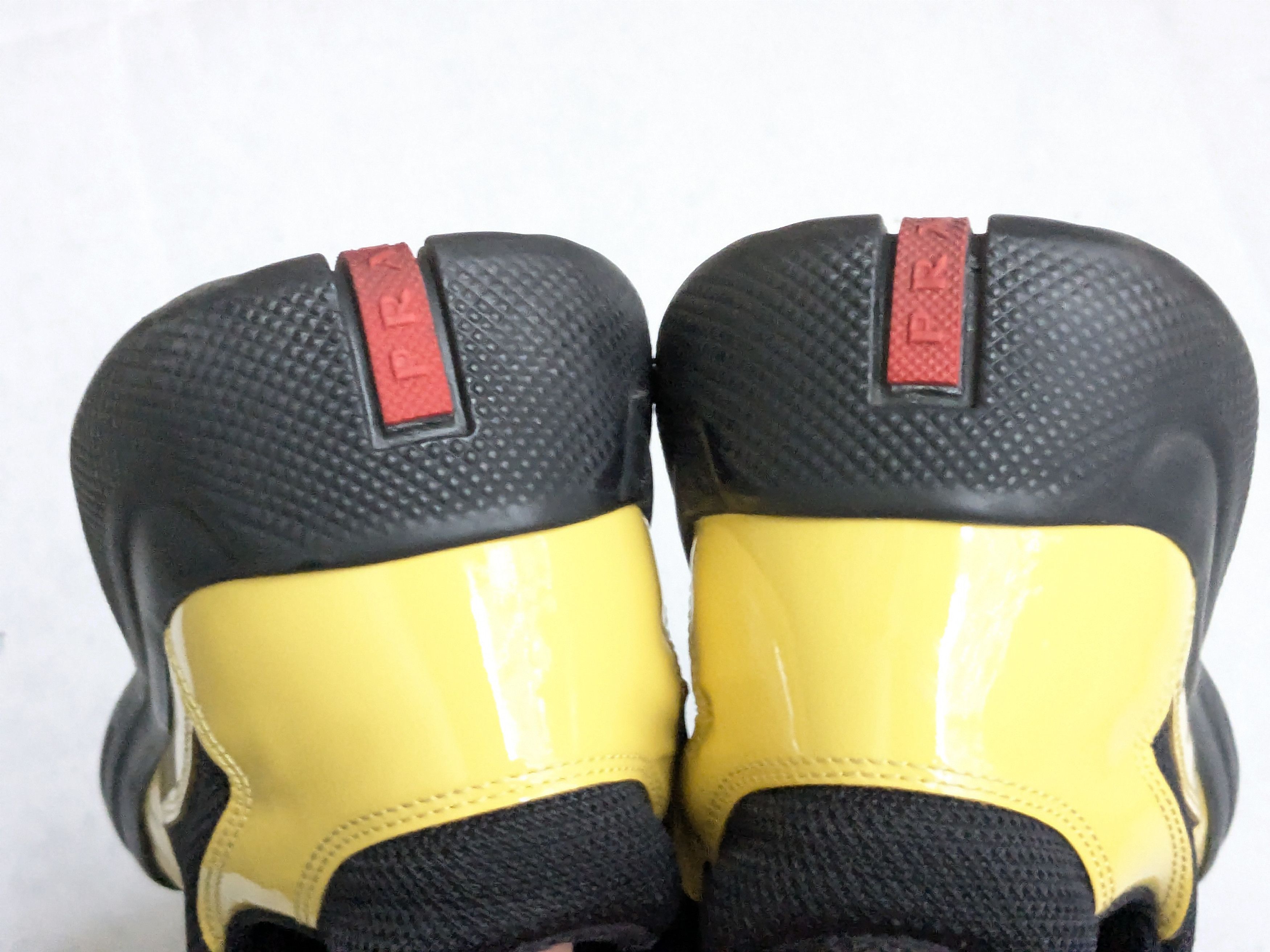 Prada Prada America's Cup Sneakers Yellow Patent Leather Black 10 Size US 10 / EU 43 - 17 Thumbnail