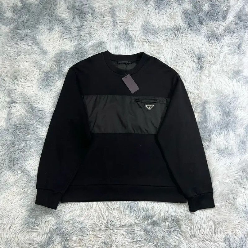 Prada Prada Black Sweatshirt for Men Size US XL / EU 56 / 4 - 1 Thumbnail
