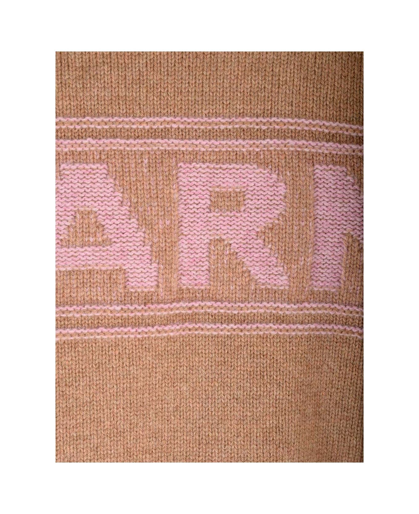 Marni o1y1125 Crewneck Sweater in Brown/Pink Size M / US 6-8 / IT 42-44 - 5 Thumbnail