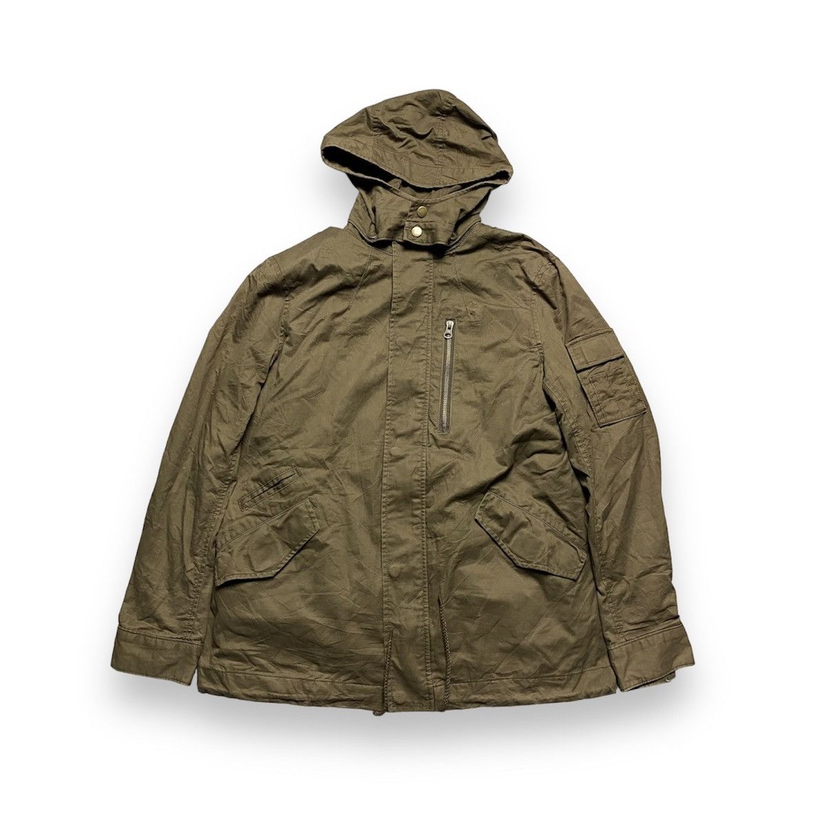 Gap × Japanese Brand × Vintage Gap Olive Poncho jacket Size US M / EU 48-50 / 2 - 1 Thumbnail