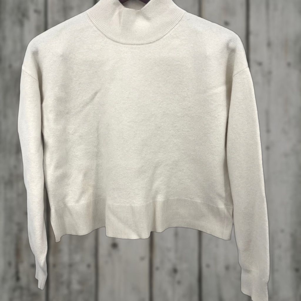 & Other Stories & Other Stories Paris Atelier Sweater Womens M Mock Neck Ivory Regular Knit Sweater 90s Paris Theme Womens Size M / US 6-8 / IT 42-44 - 1 Thumbnail