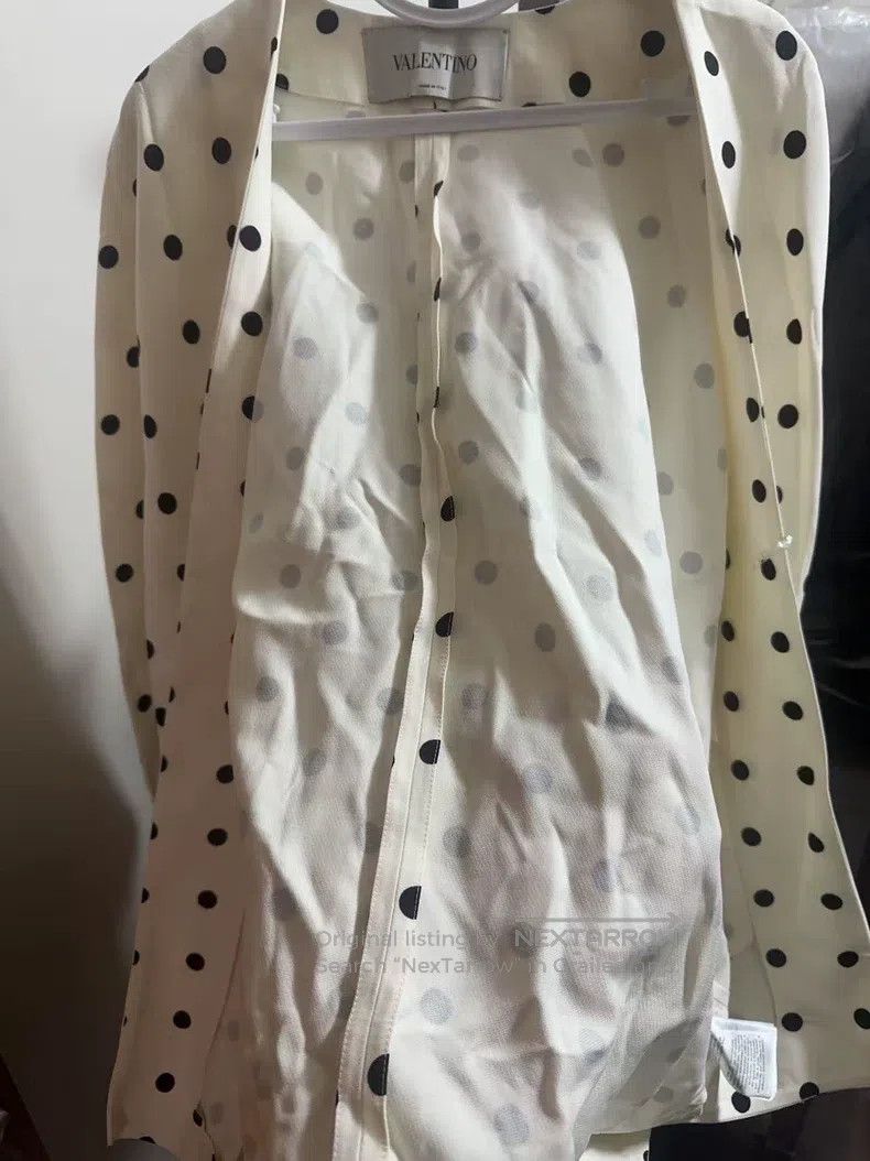 Valentino Valentino Polka dot sleeve buttonless cover Size M / US 6-8 / IT 42-44 - 6 Thumbnail