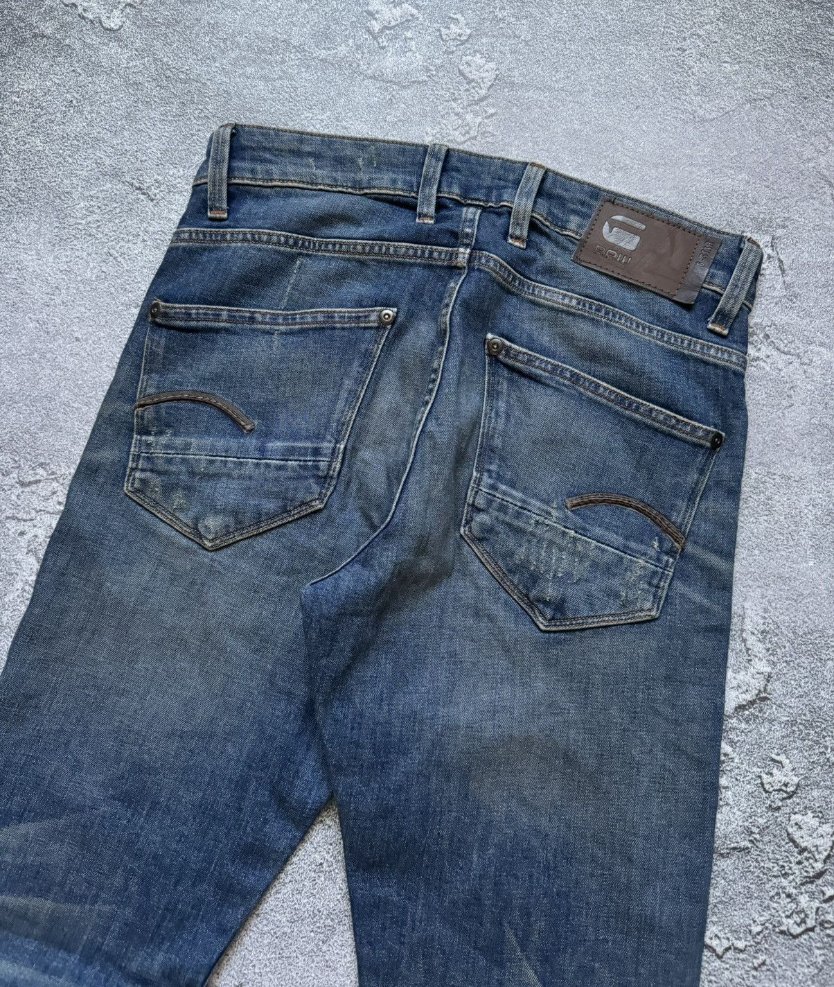 G-Star × Vintage G star raw 28/32 revend super slim denim pant trouser jeans Size US 28 / EU 44 - 4 Thumbnail