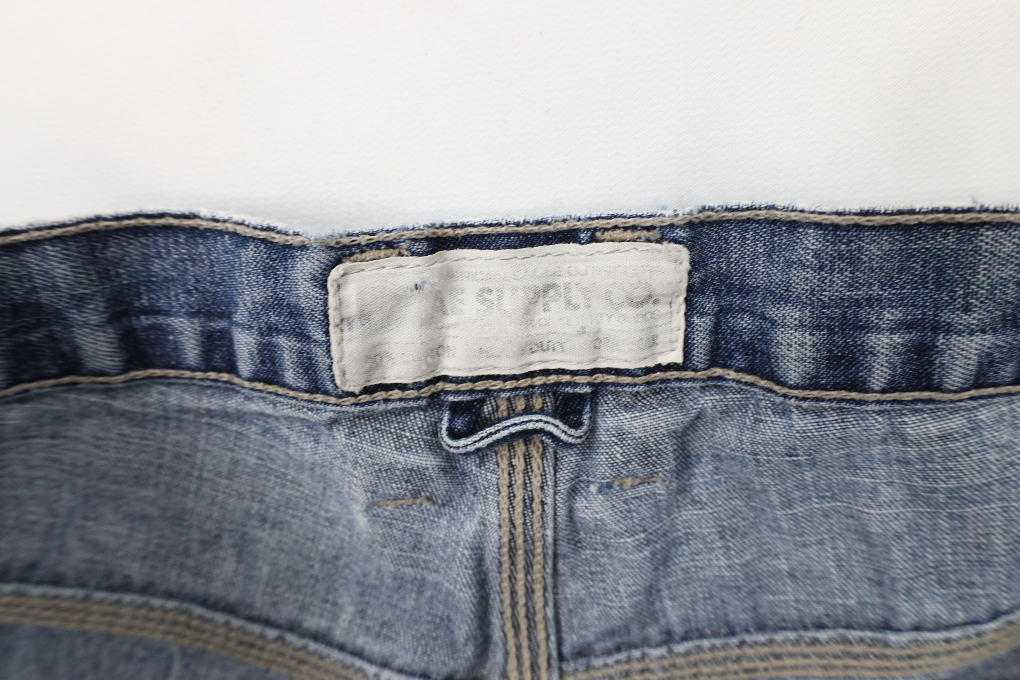 American Eagle Outfitters × Vintage Vintage 90s American Eagle Outfitters Leg Dungaree Jeans Size US 32 / EU 48 - 10 Thumbnail