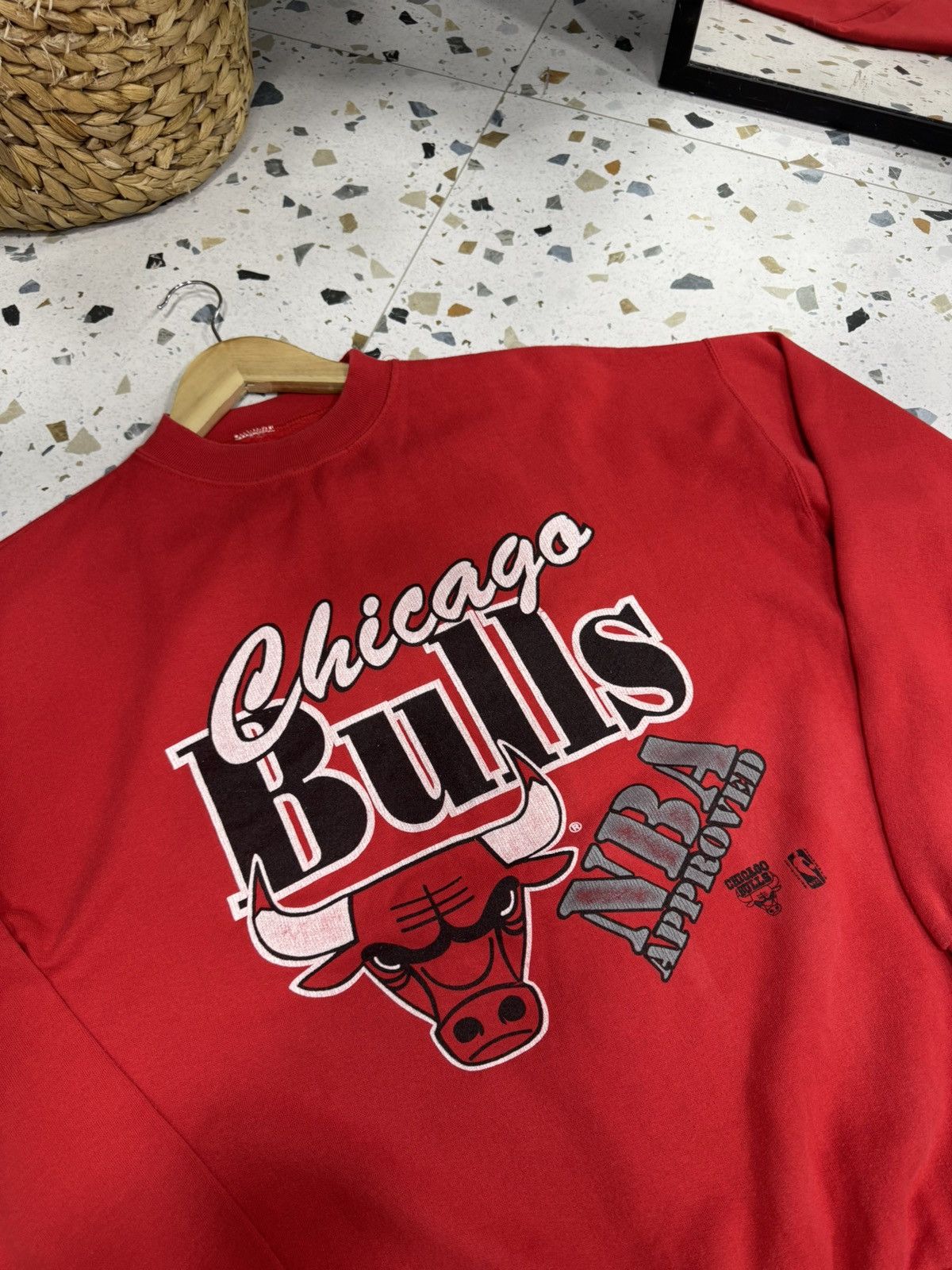 NBA Chicago Bulls NBA vintage red sweatshirt size M Size US M / EU 48-50 / 2 - 4 Thumbnail