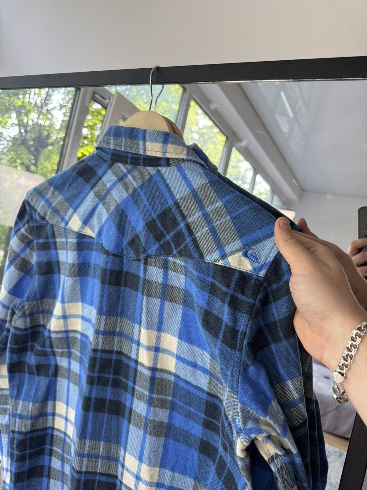 Quiksilver QuikSilver vintage flannel over shirt size M Size US M / EU 48-50 / 2 - 8 Thumbnail